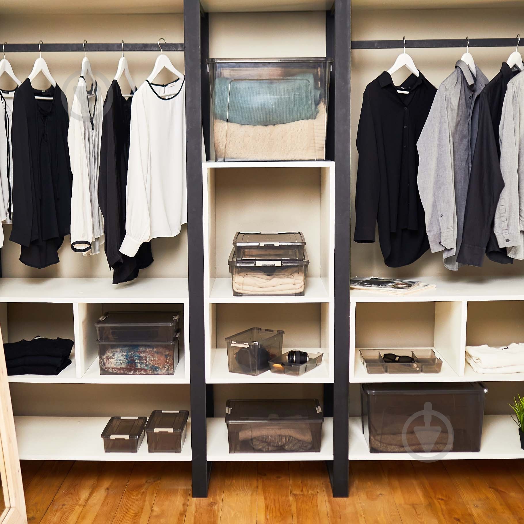 Ящик для зберігання Алеана 126087 Smart Box 0,65л коричневий прозорий 65x160x120 мм - фото 4 Ящик для зберігання Алеана 126087 Smart Box 0,65л коричневий прозорий 65x160x120 мм - фото 4