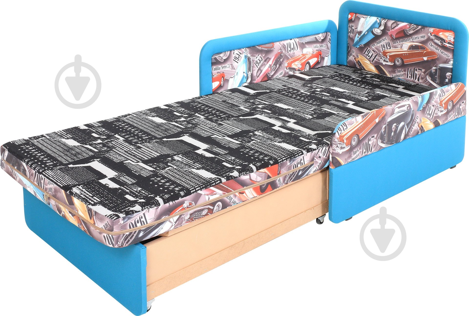 Тахта Берегиня Марио правая синий 970x750x660 мм - фото 2 Тахта Берегиня Марио правая синий 970x750x660 мм - фото 2