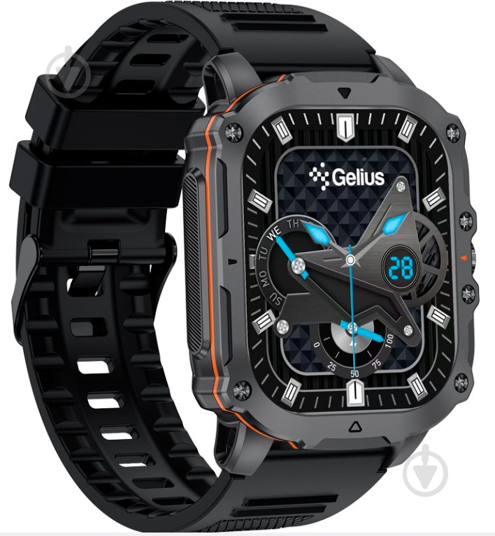 Смарт-годинник Gelius Pro GP-SW016 (Tactical Heavy) Хром (00000101909) — фото 10