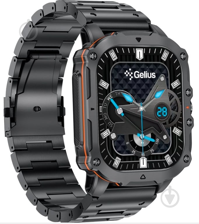 Смарт-годинник Gelius Pro GP-SW016 (Tactical Heavy) Хром (00000101909) — фото 7