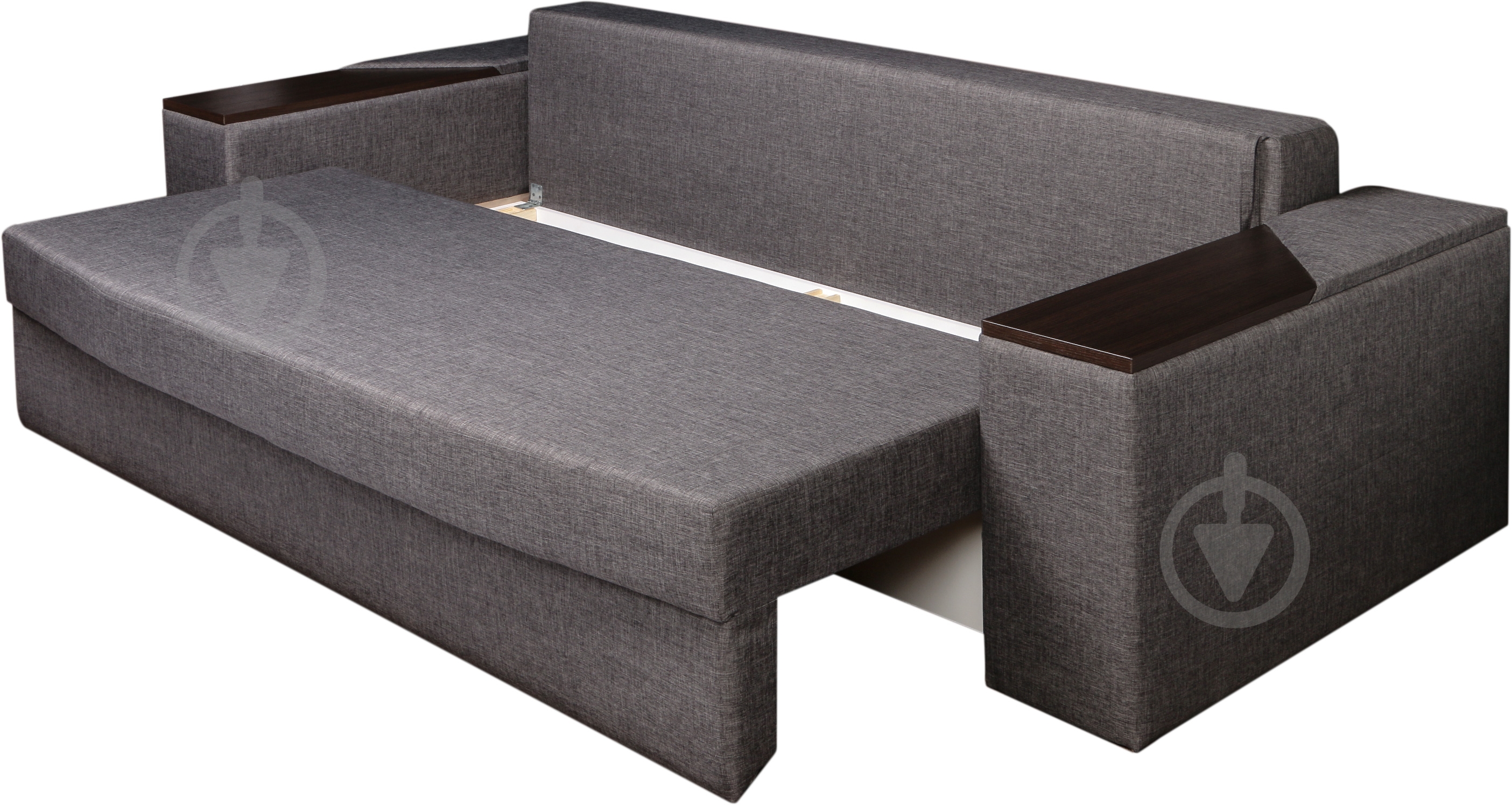 Диван прямой Берегиня Аккорд серый 2500x1050x740 мм - фото 3