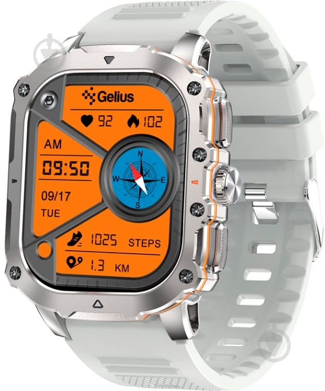 Смарт-годинник Gelius Pro GP-SW016 (Tactical Heavy) Титан (00000101910) - фото 1
