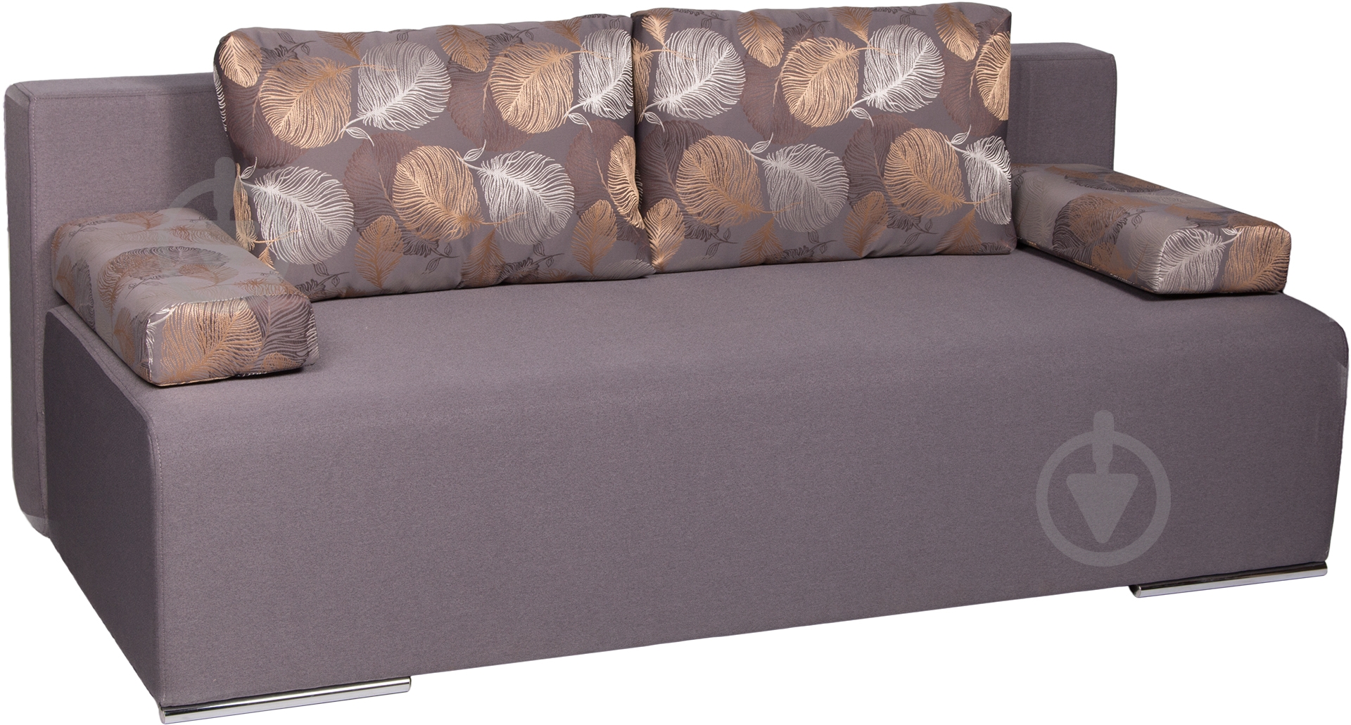 Диван прямой Берегиня Аполло серый 1940x910x770 мм - фото 1