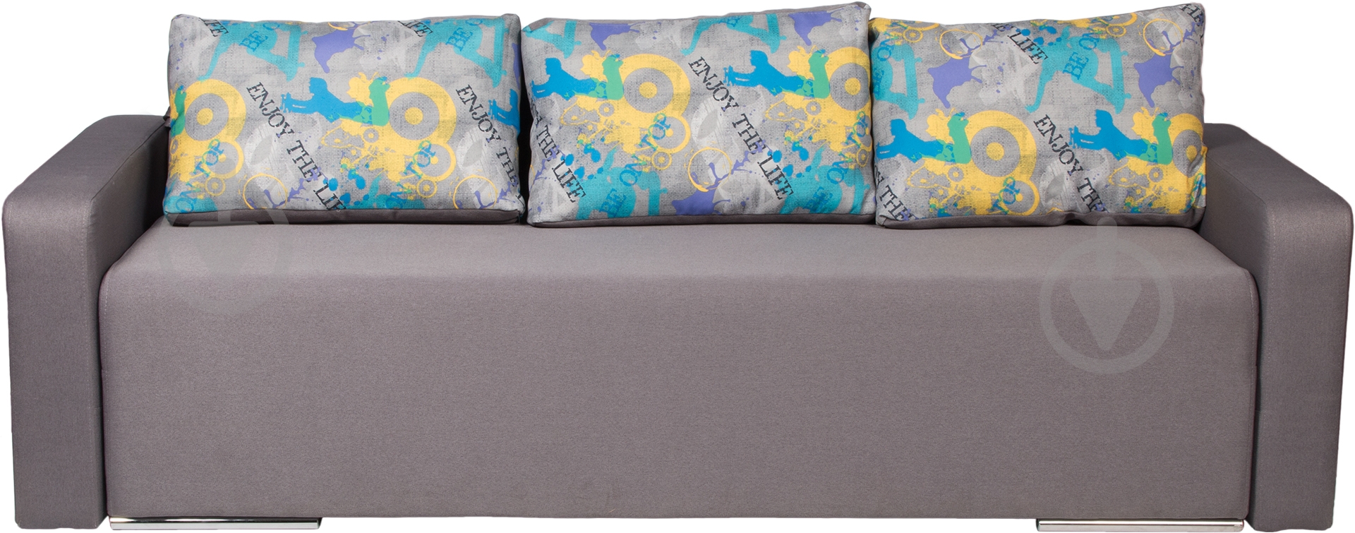 Диван прямой Берегиня Дакар серый 2260x950x770 мм - фото 2 Диван прямой Берегиня Дакар серый 2260x950x770 мм - фото 2