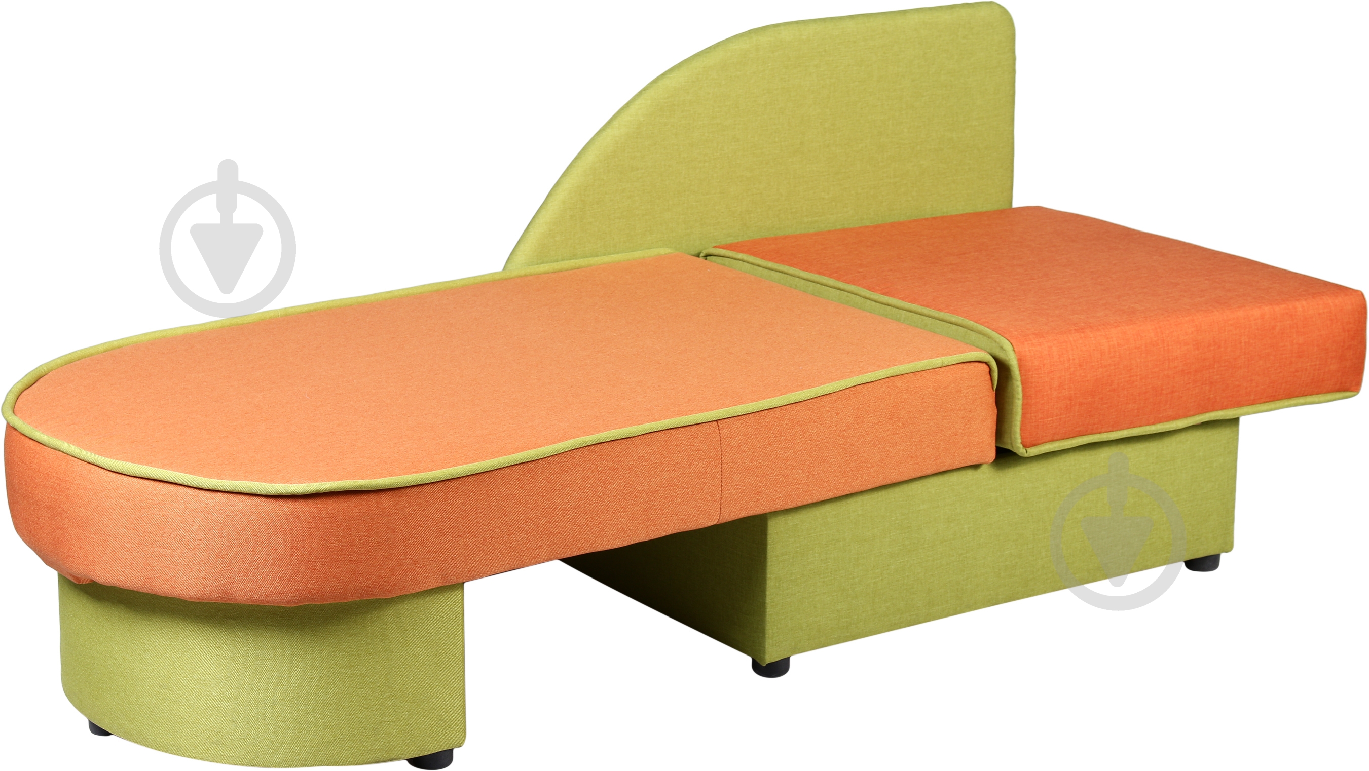 Тахта дитячий Берегиня Домовичок права оливково-помаранчевий 1410x770x740 мм - фото 3 Тахта дитячий Берегиня Домовичок права оливково-помаранчевий 1410x770x740 мм - фото 3