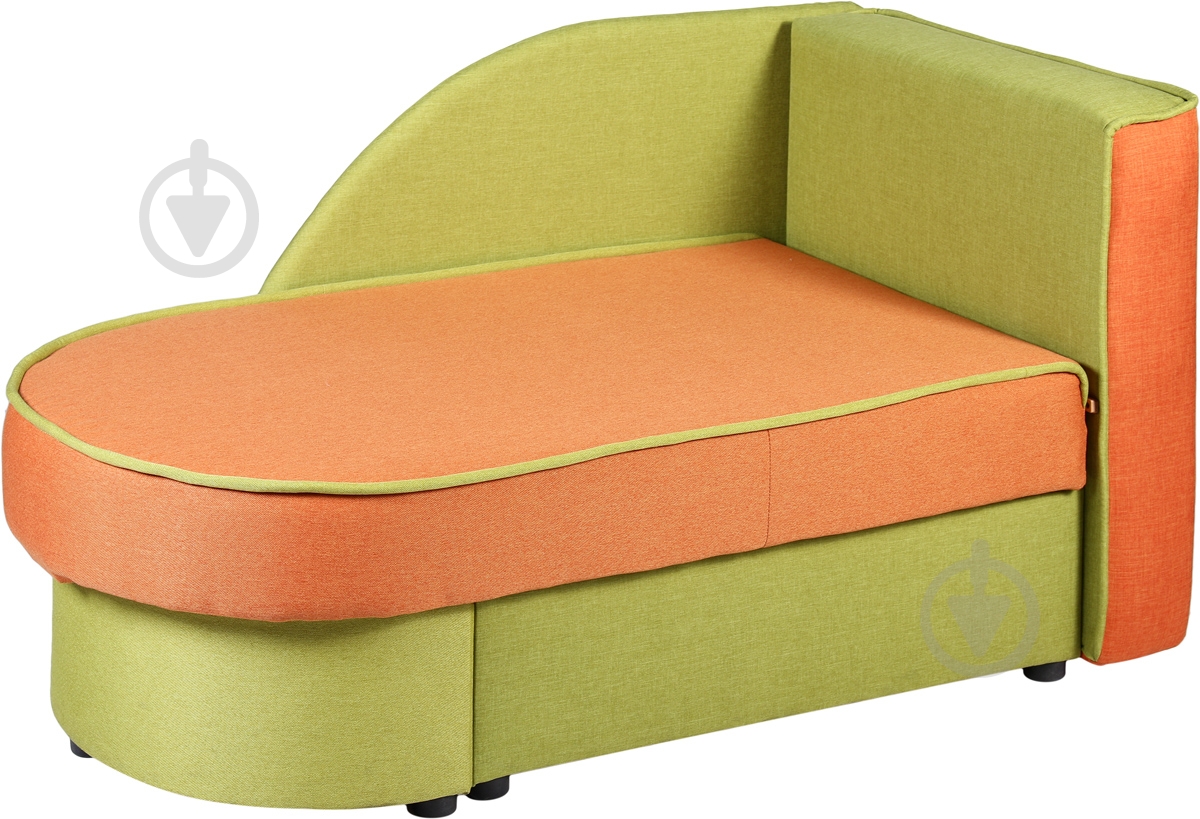 Тахта дитячий Берегиня Домовичок права оливково-помаранчевий 1410x770x740 мм - фото 1 Тахта дитячий Берегиня Домовичок права оливково-помаранчевий 1410x770x740 мм - фото 1