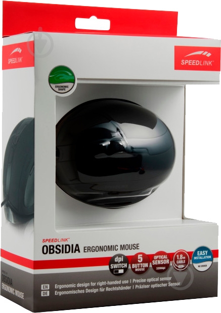 Мышь SPEEDLINK Obsidia SL-610001-BK black - фото 4 Мышь SPEEDLINK Obsidia SL-610001-BK black - фото 4