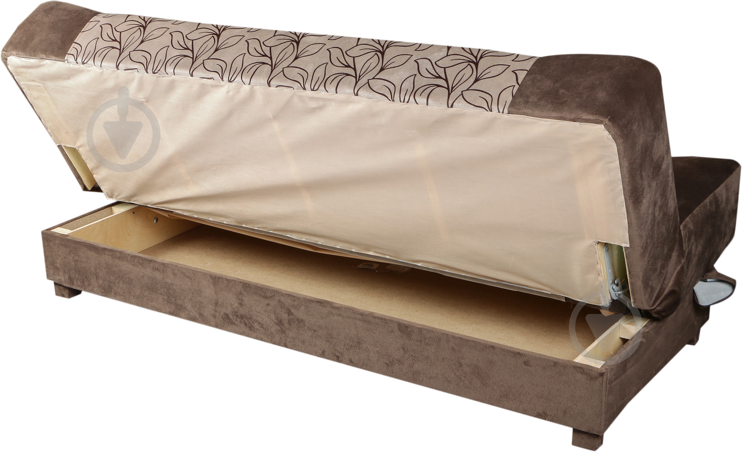 Диван прямой Берегиня Кантри коричневыйс рисунком 1920x970x970 мм - фото 4