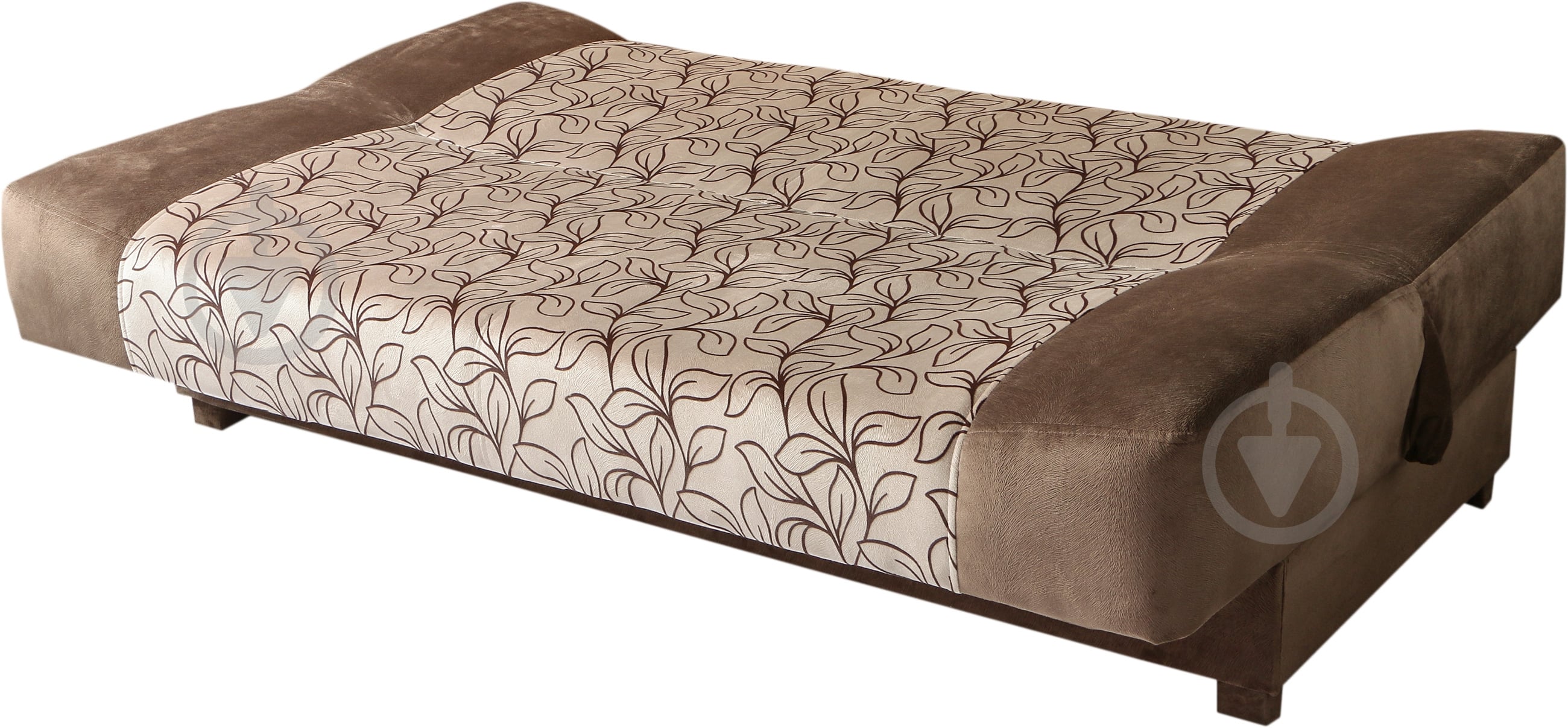 Диван прямой Берегиня Кантри коричневыйс рисунком 1920x970x970 мм - фото 3