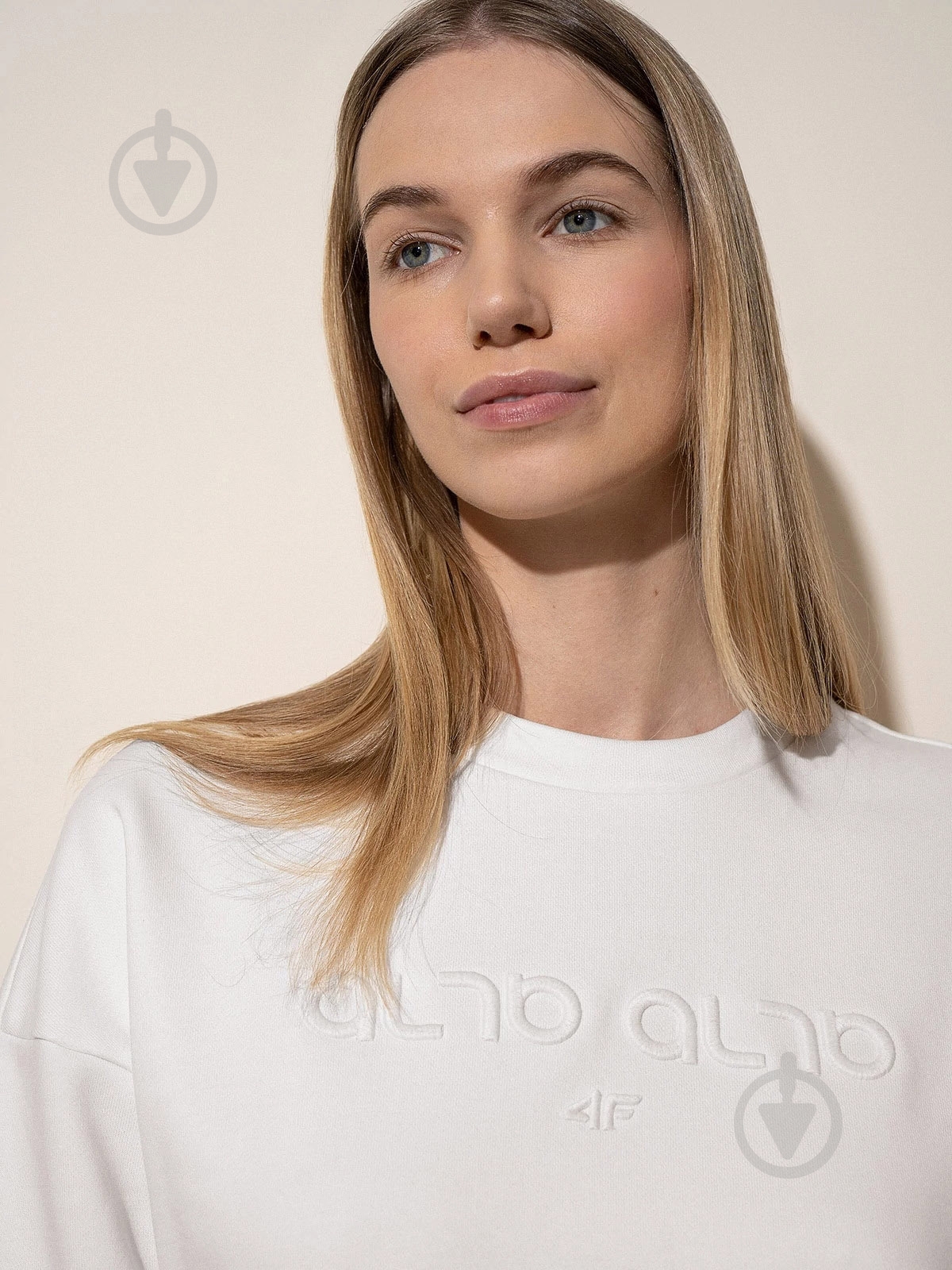 Свитшот 4F AL*4F_SWEATSHIRT 4FSS22TSWSF114-11S р.L белый - фото 4