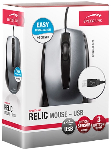 Мышь SPEEDLINK Relic SL-6111-GY dark grey - фото 3