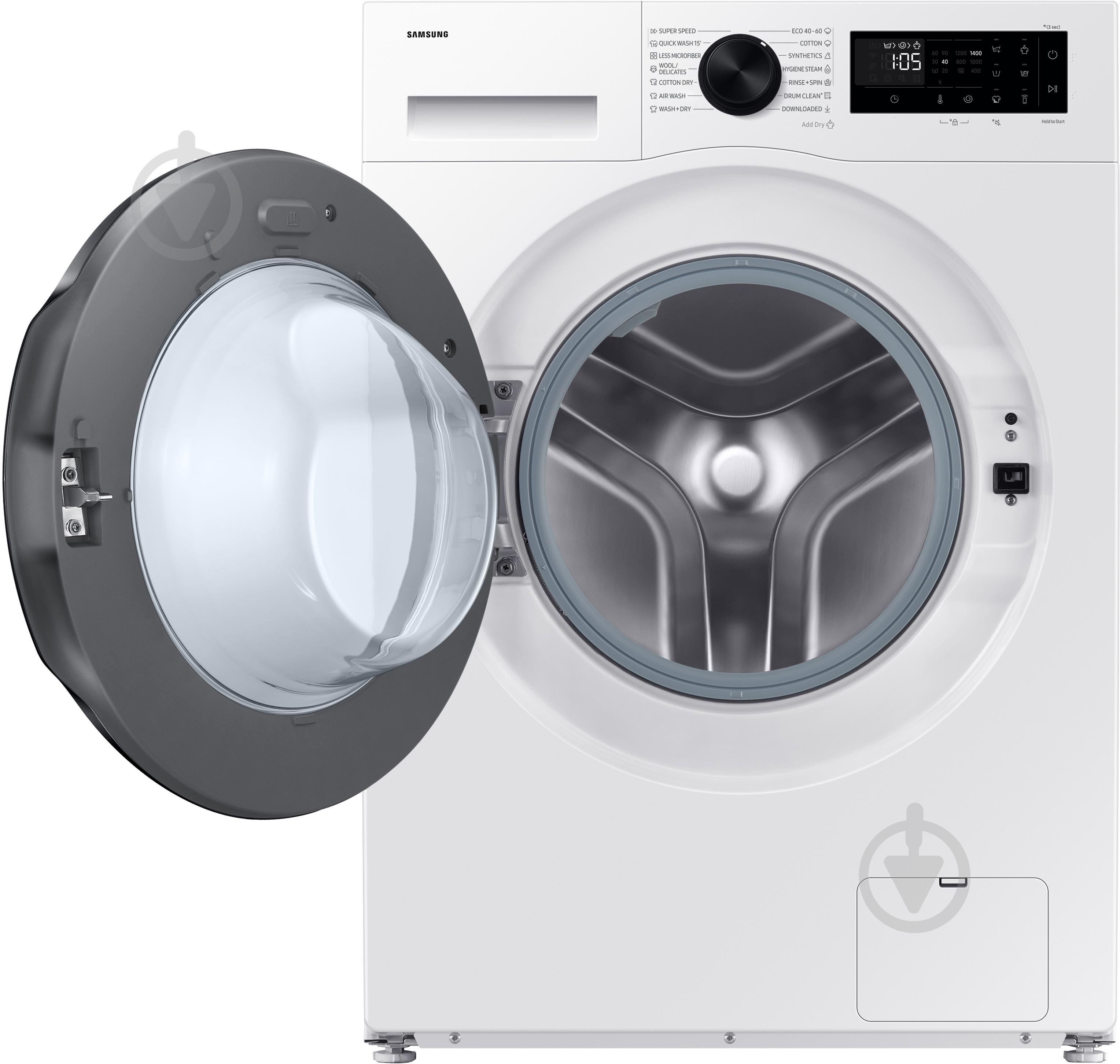 Стиральная машина с сушкой Samsung WD90DG5G34BELE - фото 6 Стиральная машина с сушкой Samsung WD90DG5G34BELE - фото 6