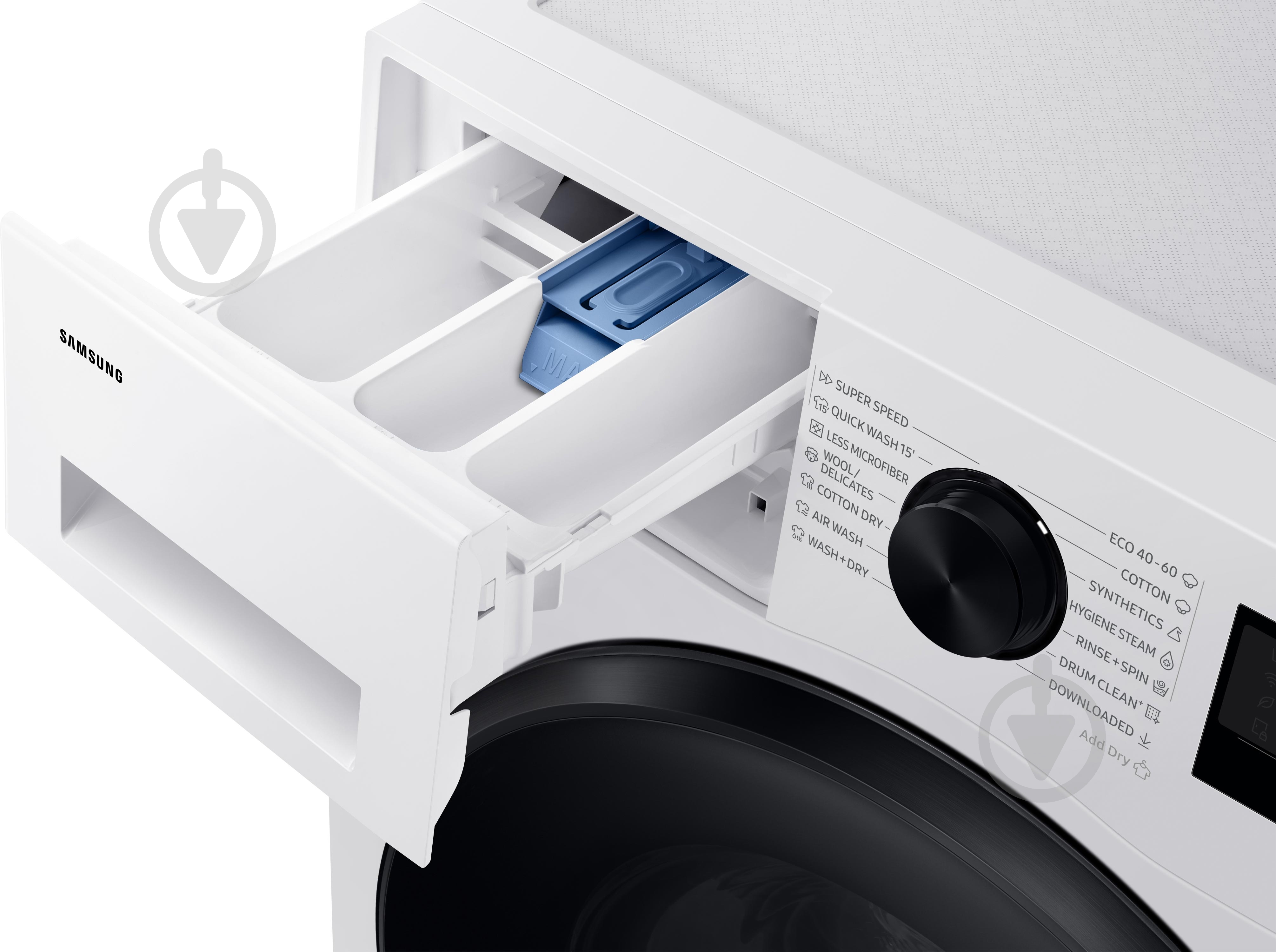 Стиральная машина с сушкой Samsung WD90DG5G34BELE - фото 9 Стиральная машина с сушкой Samsung WD90DG5G34BELE - фото 9