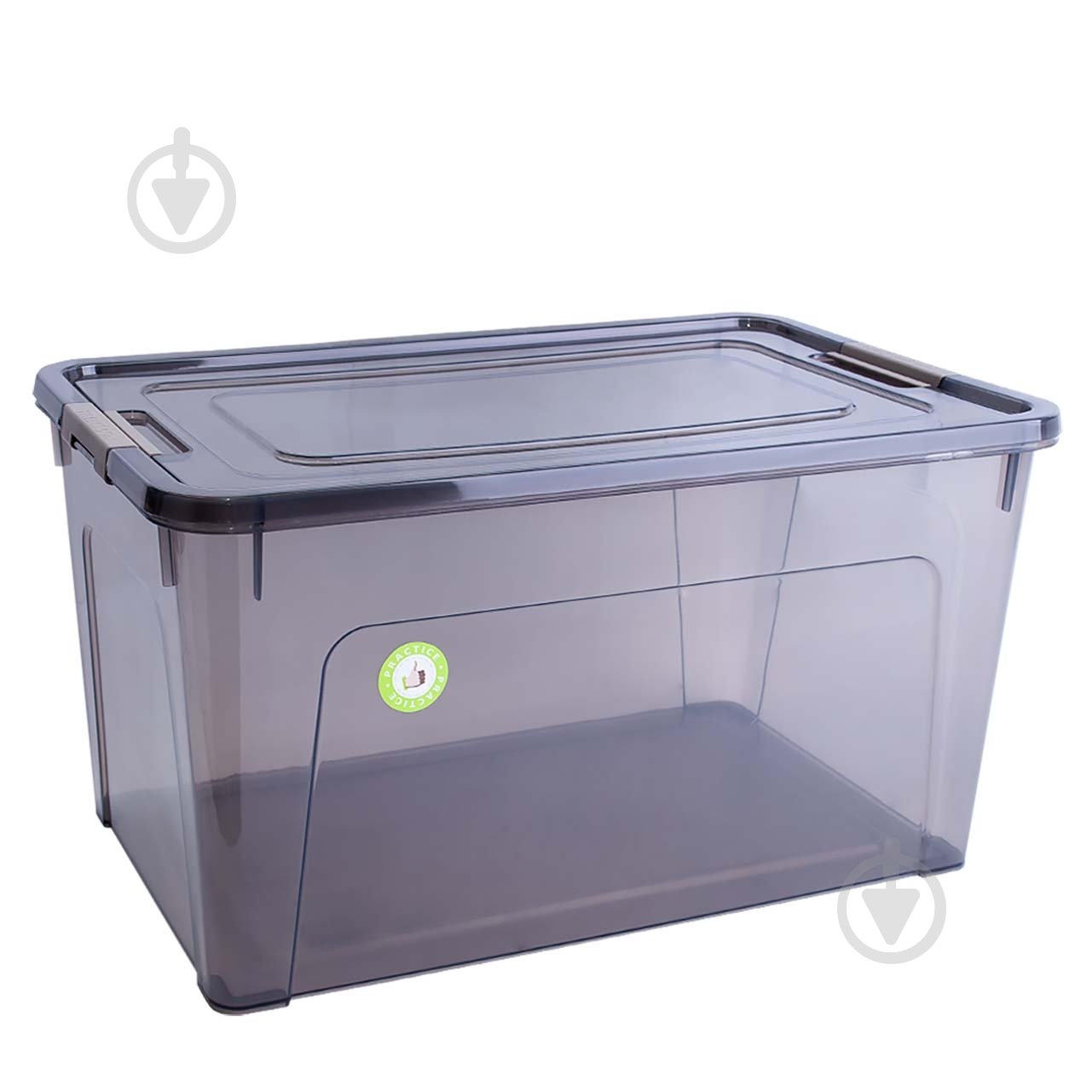 Ящик для зберігання Алеана 123085 Smart Box 27л коричневий прозорий 265x495x320 мм - фото 1 Ящик для зберігання Алеана 123085 Smart Box 27л коричневий прозорий 265x495x320 мм - фото 1