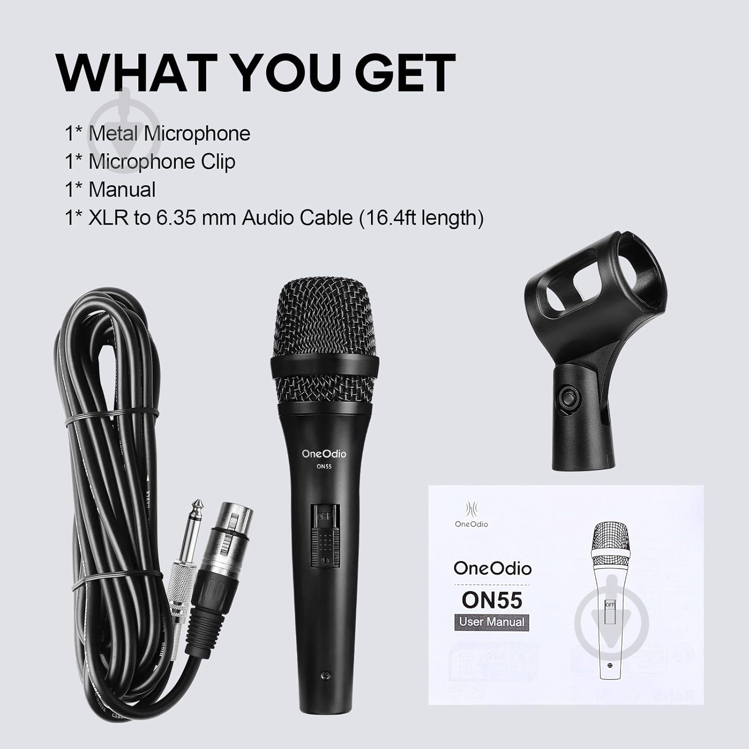 Микрофон Oneodio (ON55 Black) - фото 3 Микрофон Oneodio (ON55 Black) - фото 3