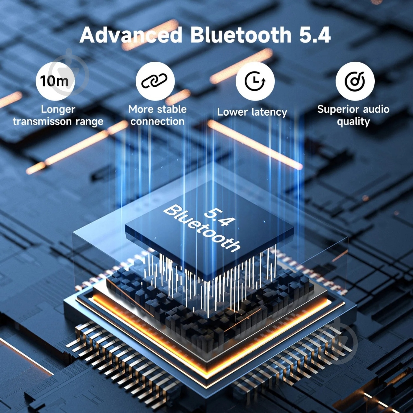 Bluetooth-гарнитура Oneodio (A10 Black) - фото 6 Bluetooth-гарнитура Oneodio (A10 Black) - фото 6