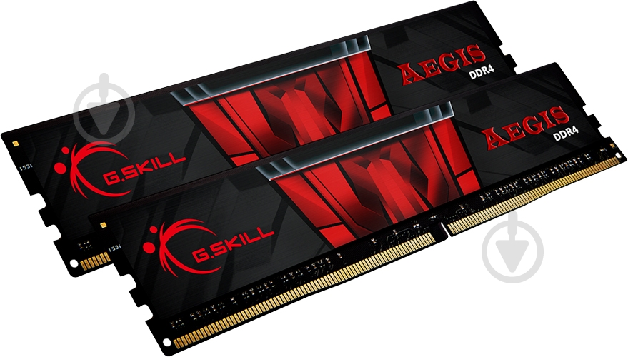 Оперативная память G.Skill DDR4 SDRAM 16 GB (2x8GB) 3200 MHz (F4-3200C16D-16GIS) Aegis - фото 2 Оперативная память G.Skill DDR4 SDRAM 16 GB (2x8GB) 3200 MHz (F4-3200C16D-16GIS) Aegis - фото 2