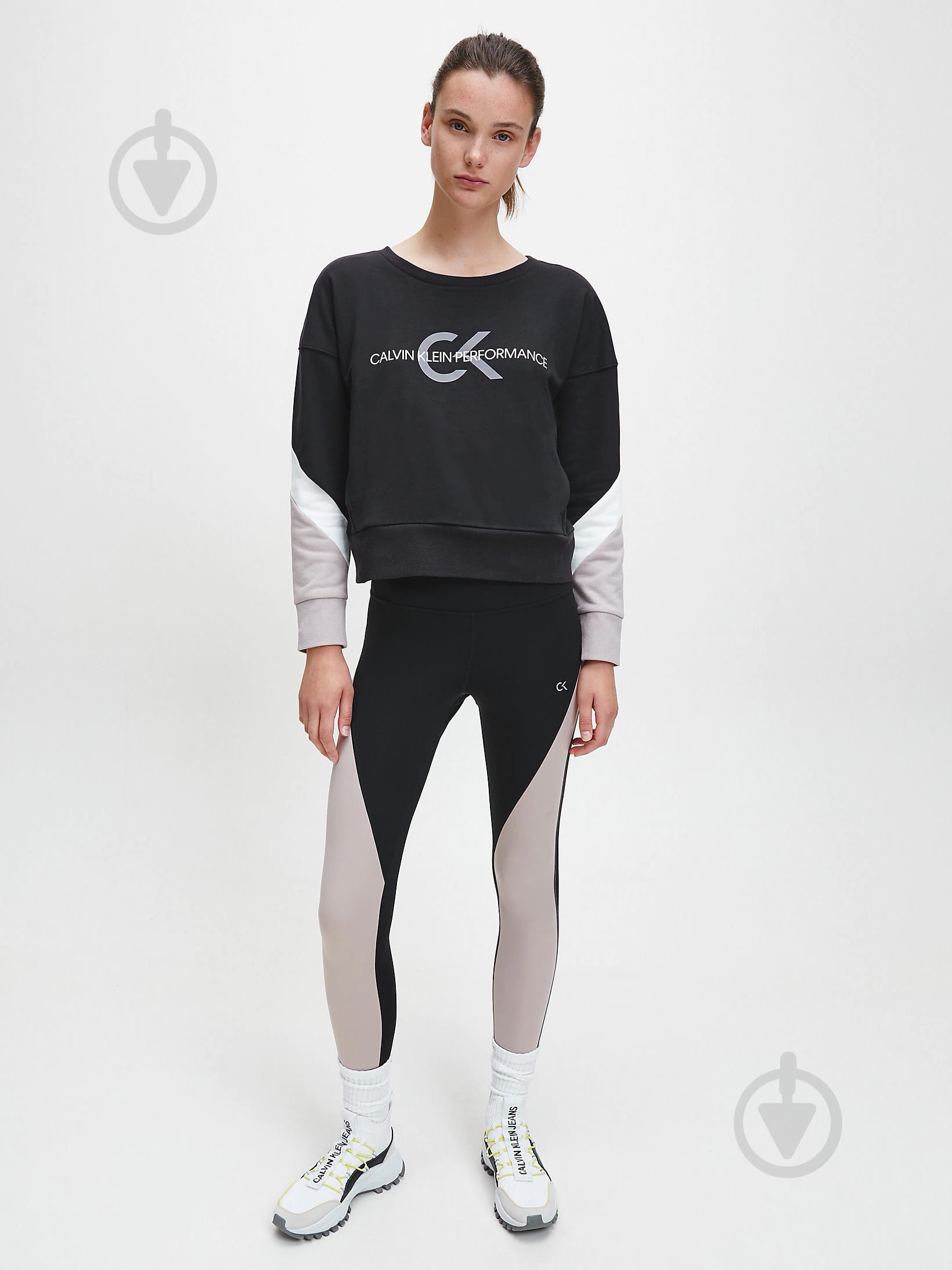 Джемпер Calvin Klein Performance PULLOVER 00GWS0W307-007 р. L чорний - фото 2