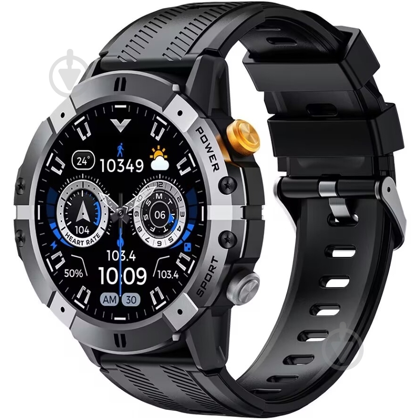 Смарт-годинник Oukitel BT15 SIlver (6941749851048) - фото 2