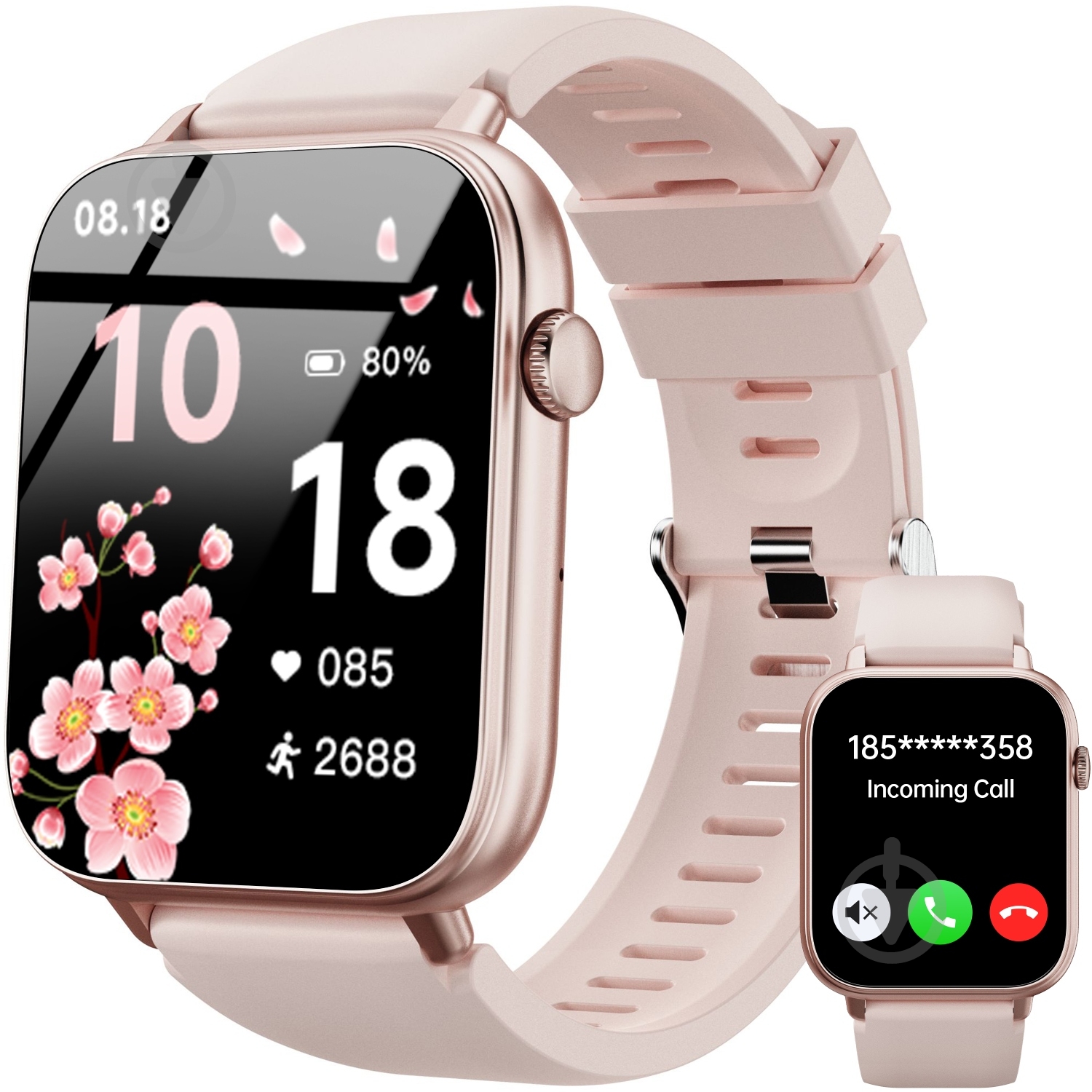 Смарт-часы Oukitel V3 Pink (6941749818607) - фото 1