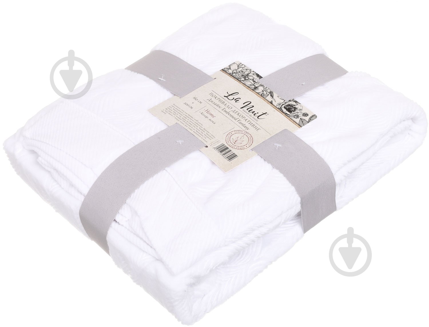 Покривало embossed fantasy 220x240 см La Nuit мокко - фото 3 Покривало embossed fantasy 220x240 см La Nuit мокко - фото 3