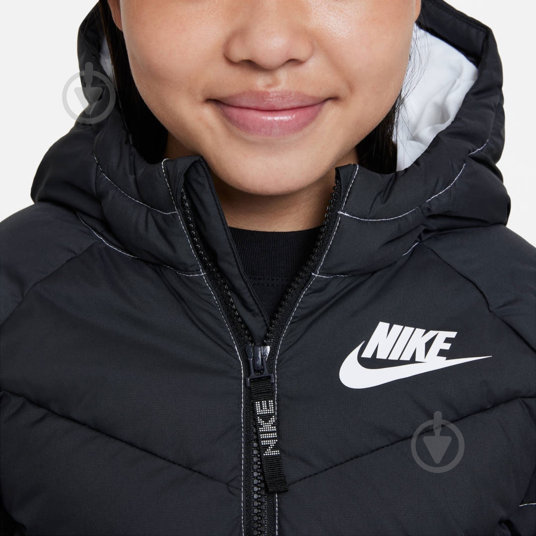 Куртка для девочек Nike DD7134-010 р.L черная - фото 4