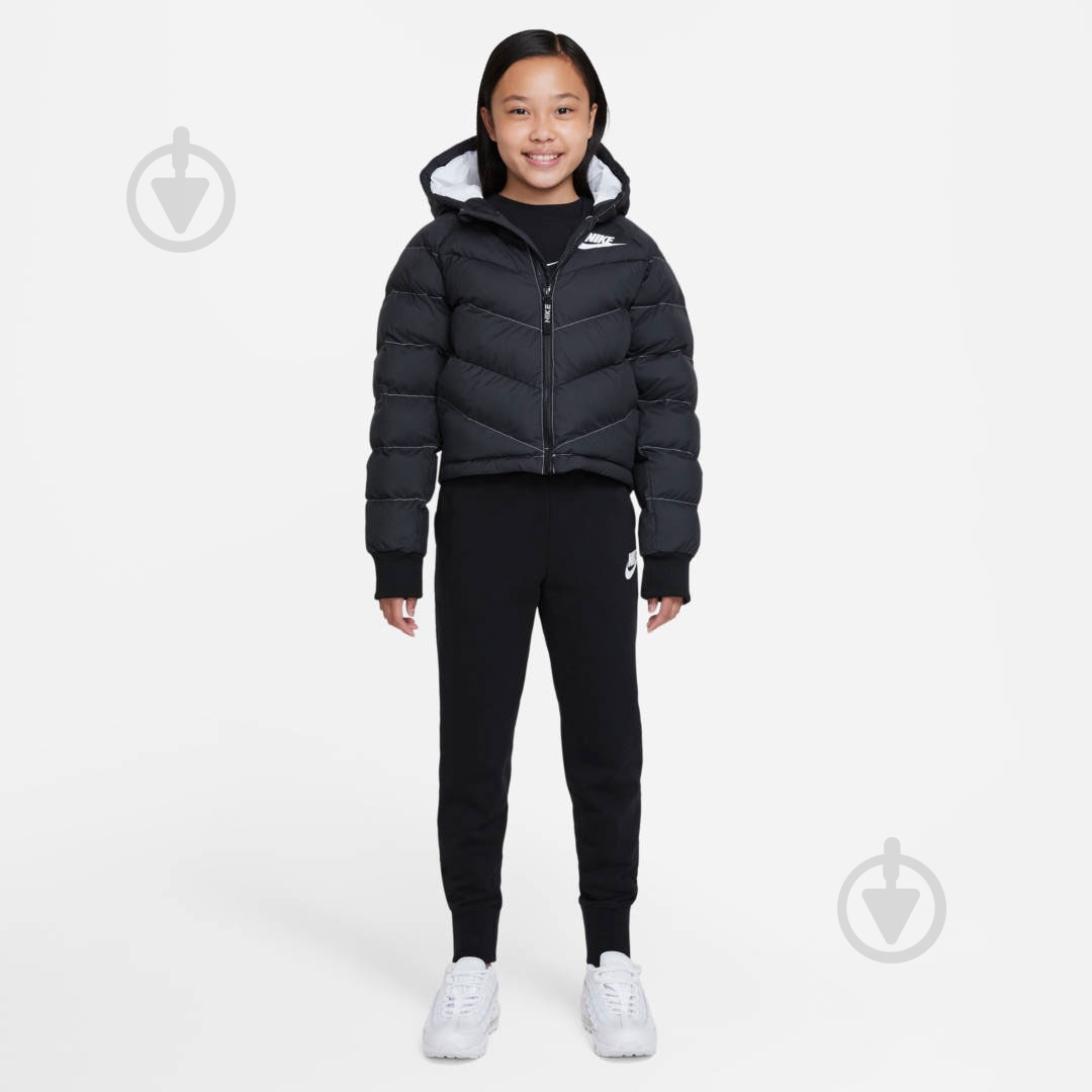 Куртка для девочек Nike DD7134-010 р.L черная - фото 6