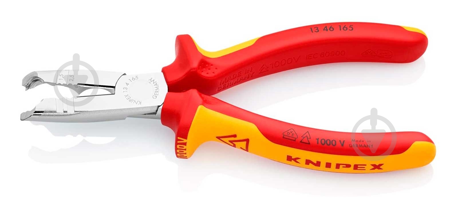 Кліщі для зняття ізоляції KNIPEX 165 мм 13 46 165 - фото 1 Кліщі для зняття ізоляції KNIPEX 165 мм 13 46 165 - фото 1