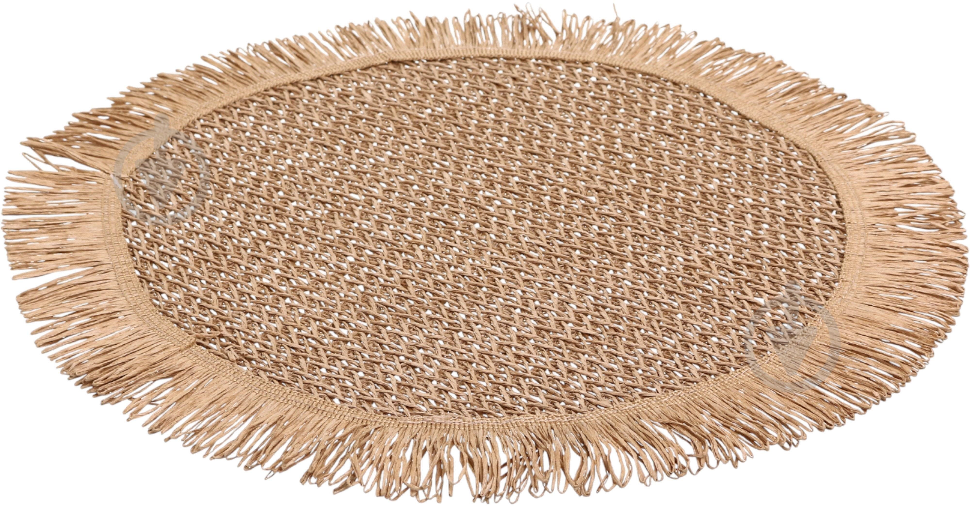 Коврик для сервировки Fiora Solana 38 см карамельный - фото 3 Коврик для сервировки Fiora Solana 38 см карамельный - фото 3