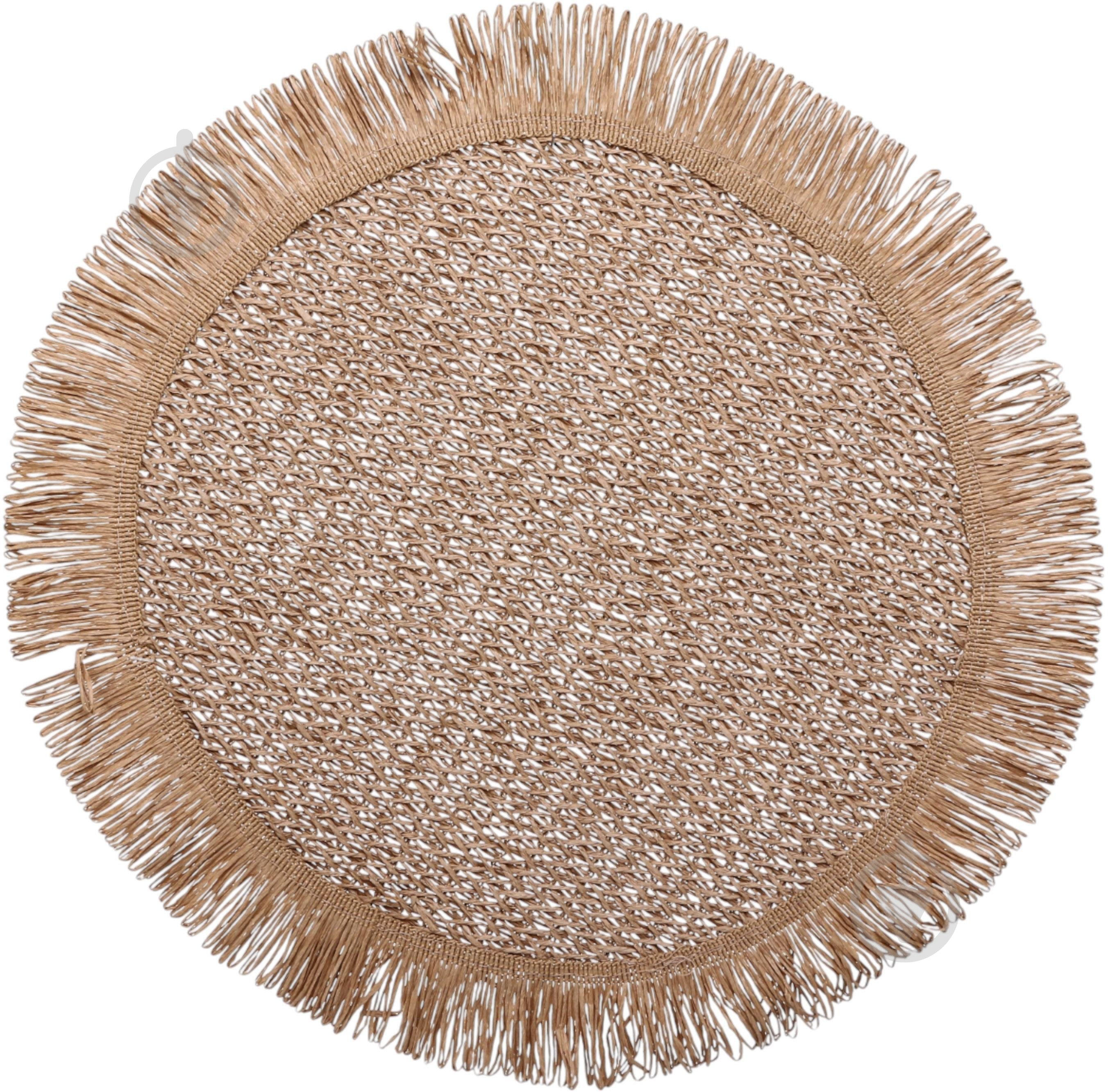 Коврик для сервировки Fiora Solana 38 см карамельный - фото 1 Коврик для сервировки Fiora Solana 38 см карамельный - фото 1