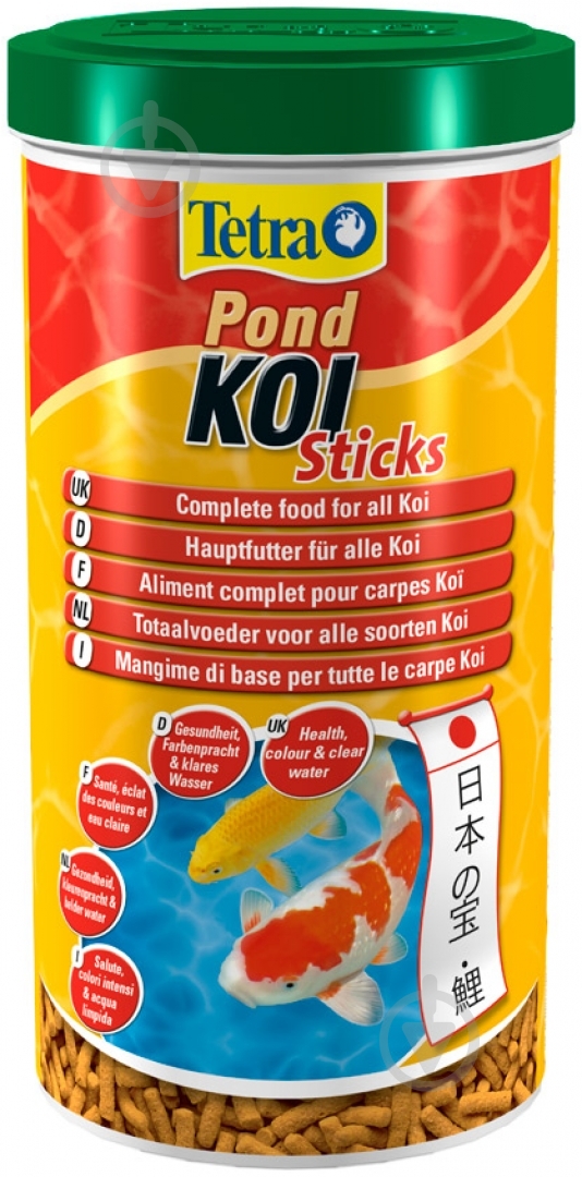 Корм Tetra Pond Koi Sticks 1 л (субпродукты растительного происхождения) - фото 1