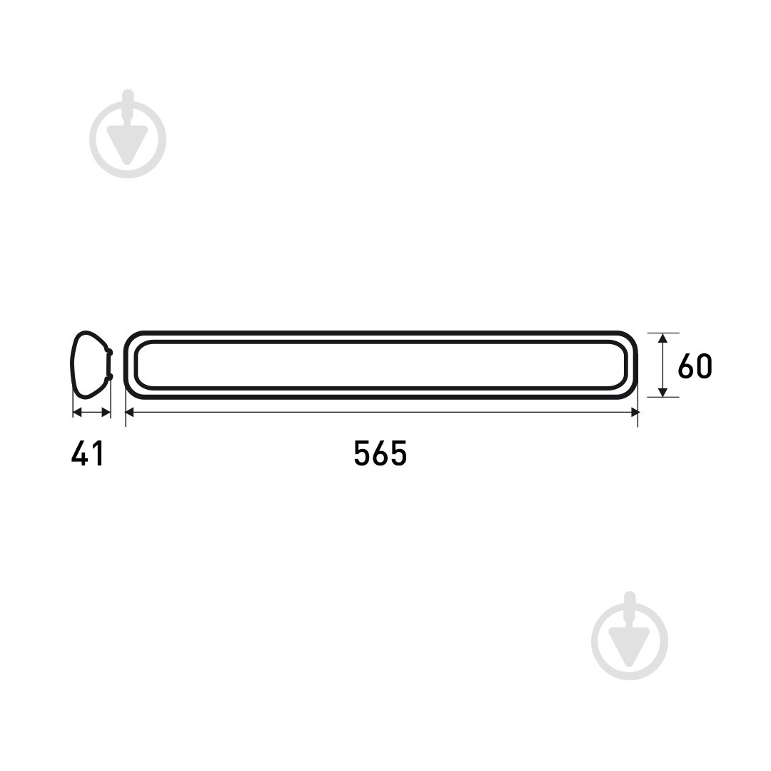 Светильник линейный Eurolamp 18 Вт без цоколя нейтральный LED-FX(0.6)-18/4(S) - фото 4 Светильник линейный Eurolamp 18 Вт без цоколя нейтральный LED-FX(0.6)-18/4(S) - фото 4