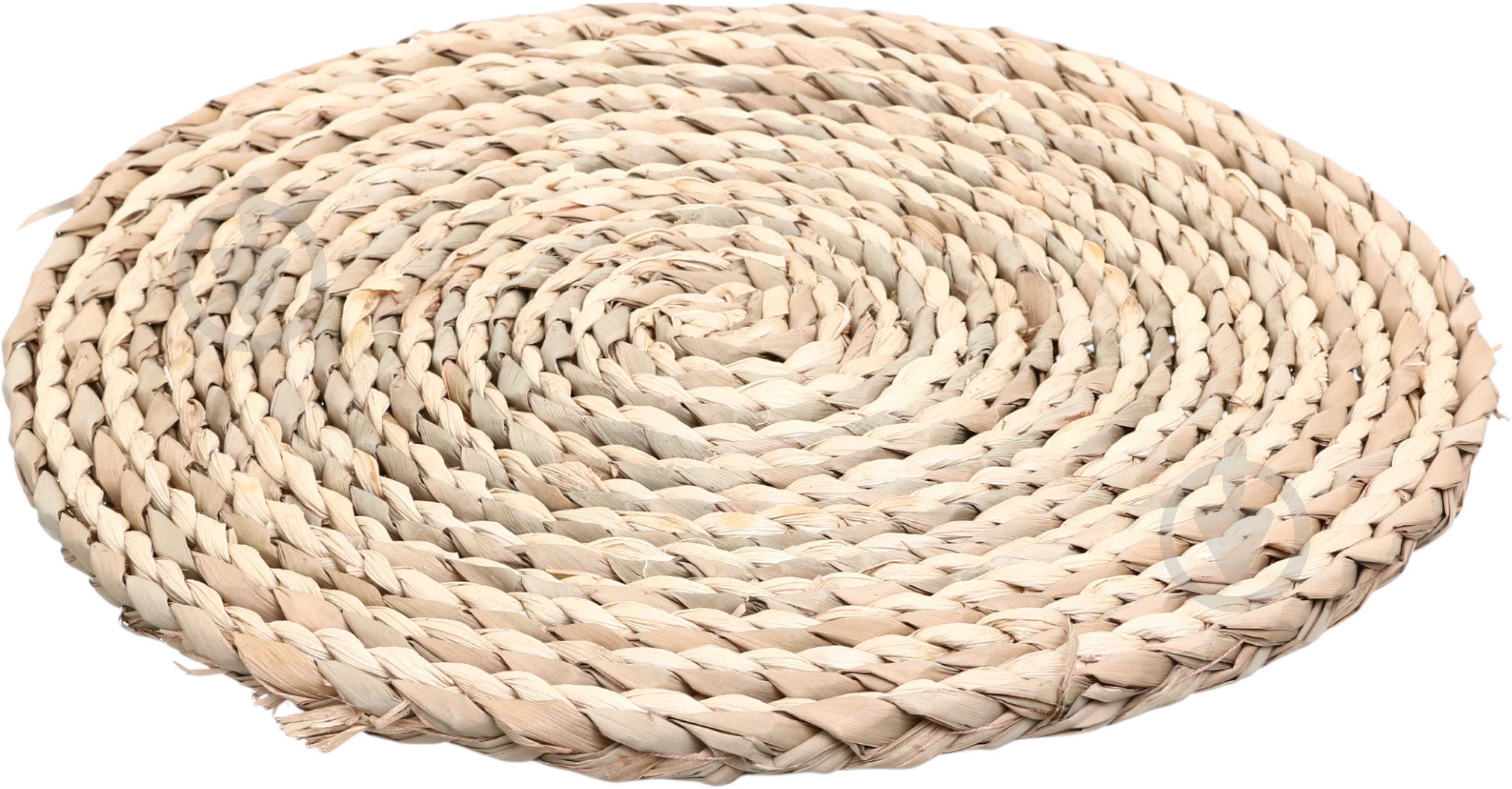 Килимок для сервірування Fiora Lino 38 см айворі QY-1328 - фото 2 Килимок для сервірування Fiora Lino 38 см айворі QY-1328 - фото 2