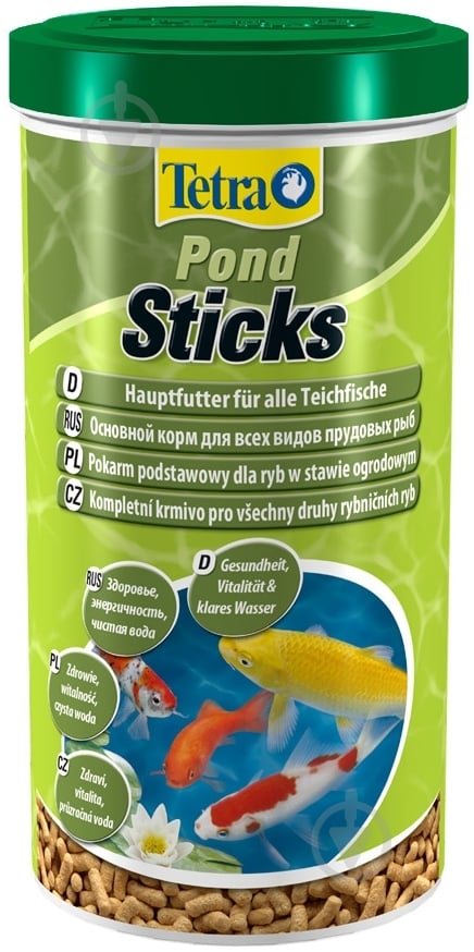 Корм Tetra Pond Sticks 1 л (субпродукты растительного происхождения) - фото 1