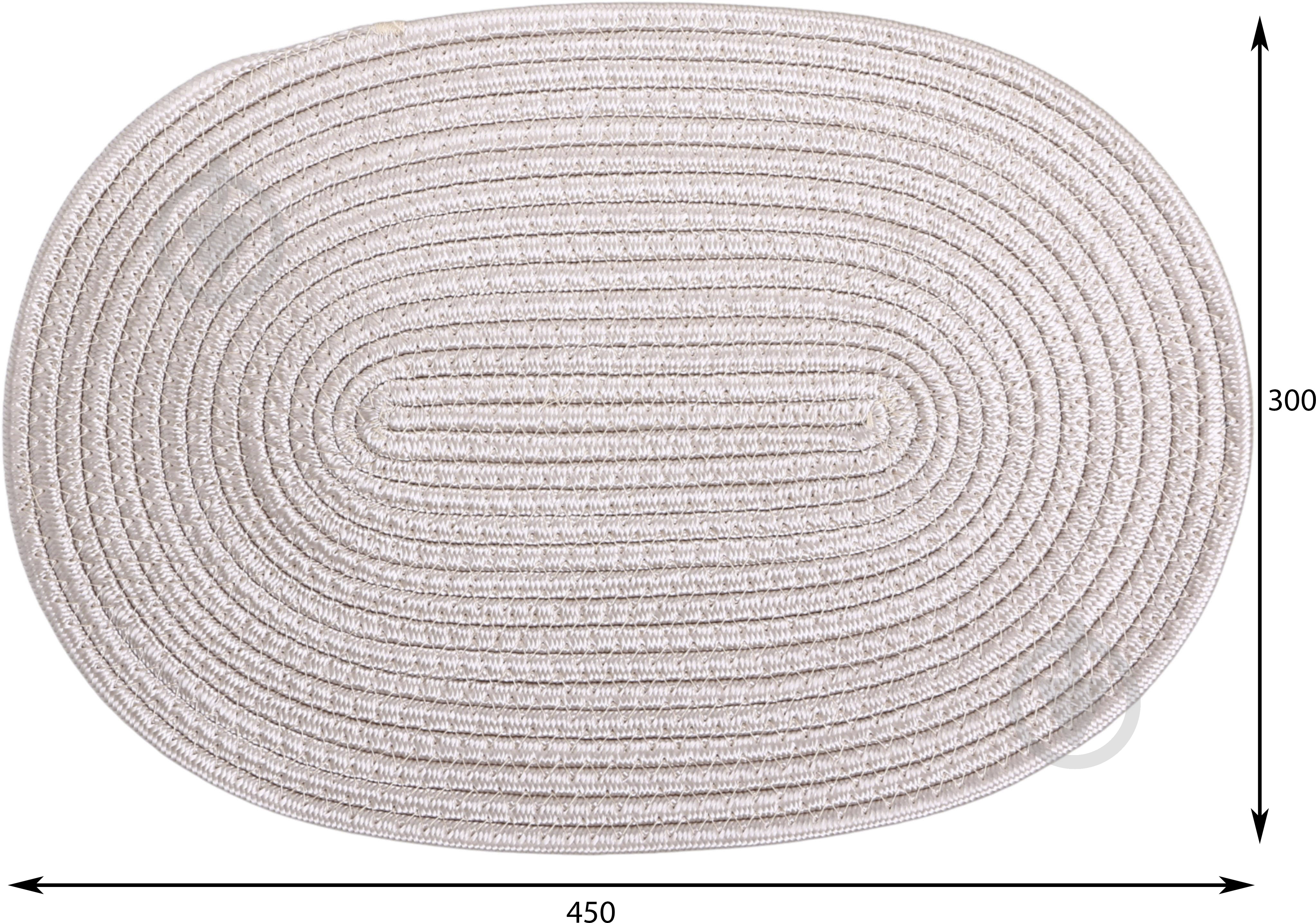 Коврик для сервировки Fiora Tela 45х30 см бежевый - фото 8