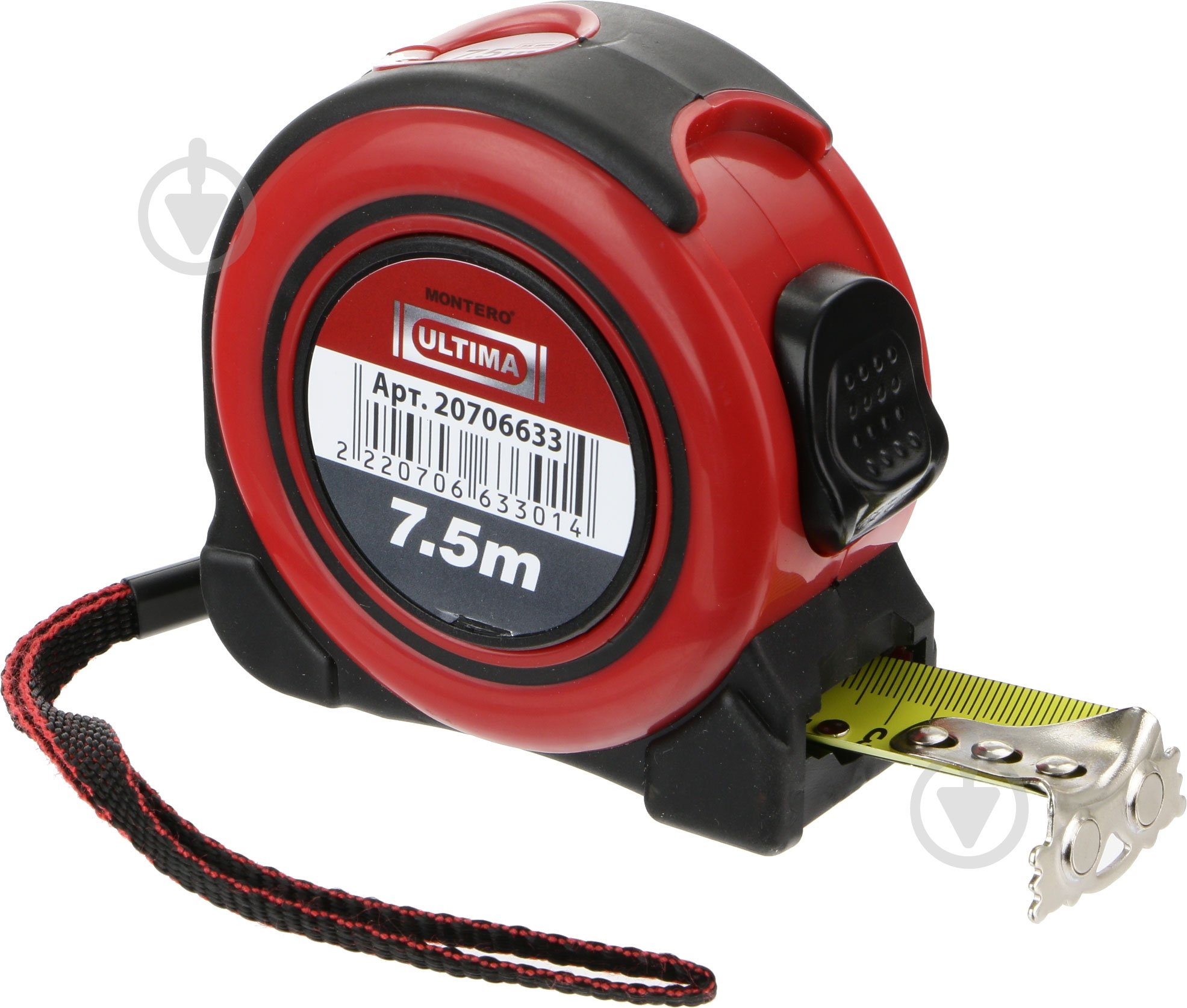 Рулетка Montero 7,5HG45X 7,5 м x 25 мм - фото 1 Рулетка Montero 7,5HG45X 7,5 м x 25 мм - фото 1