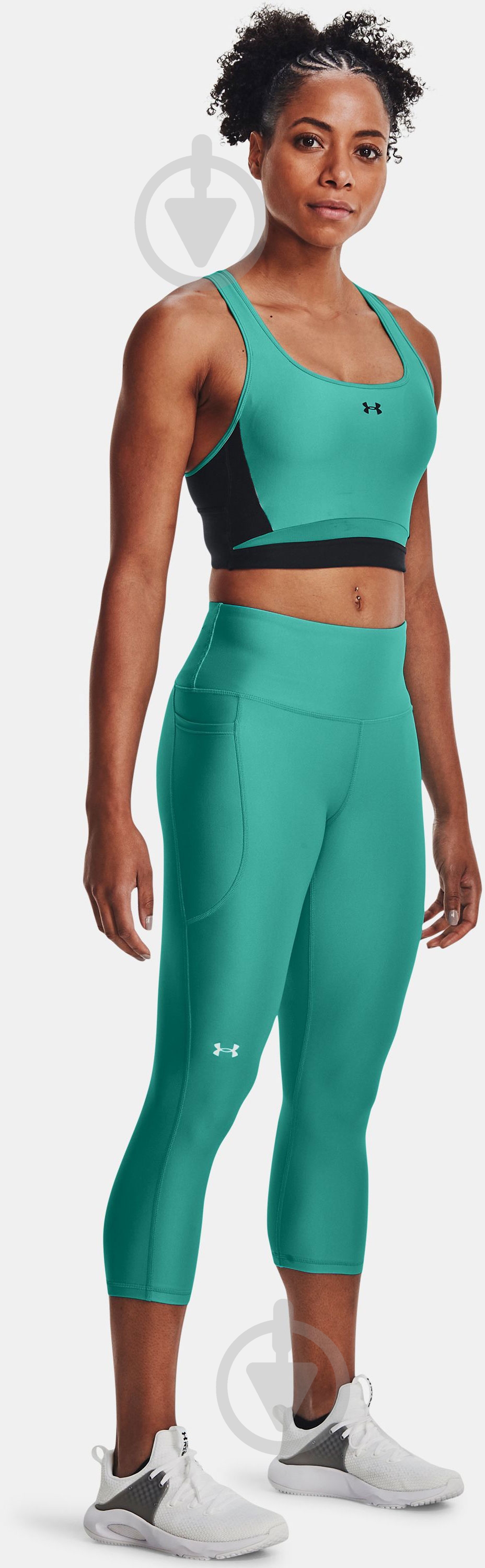 Лосины Under Armour 1365334-369 р.L зеленый - фото 4