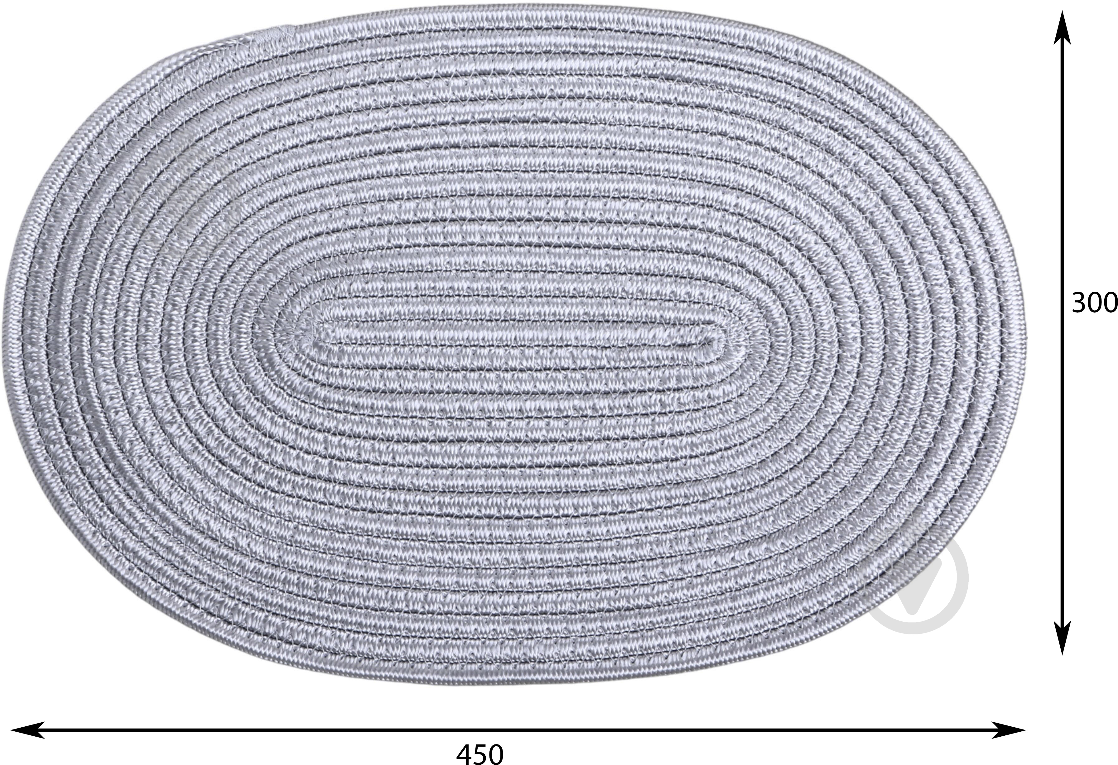 Килимок для сервірування Fiora Tela 45х30 см сірий - фото 8 Килимок для сервірування Fiora Tela 45х30 см сірий - фото 8