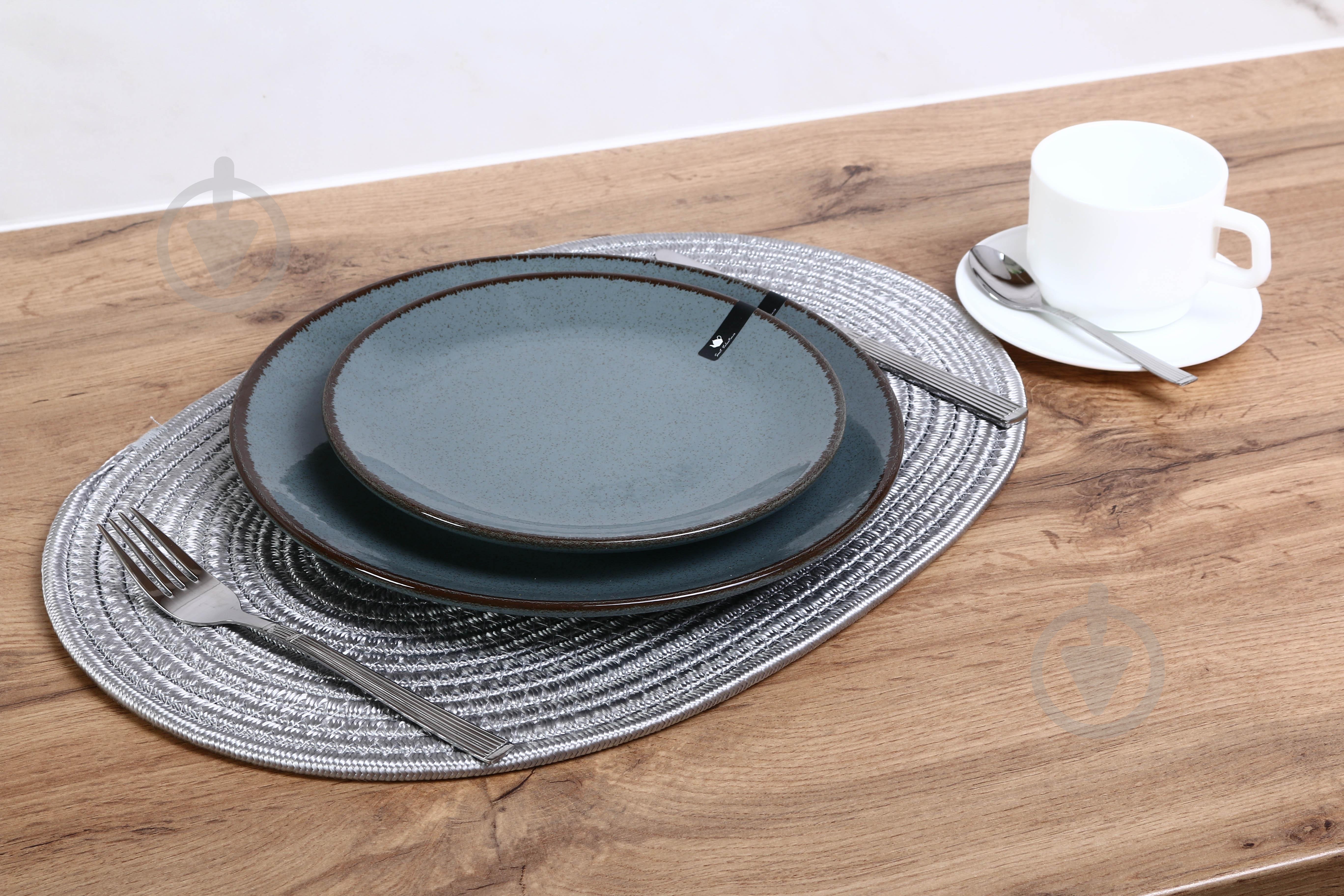 Килимок для сервірування Fiora Tela 45х30 см сірий - фото 7 Килимок для сервірування Fiora Tela 45х30 см сірий - фото 7