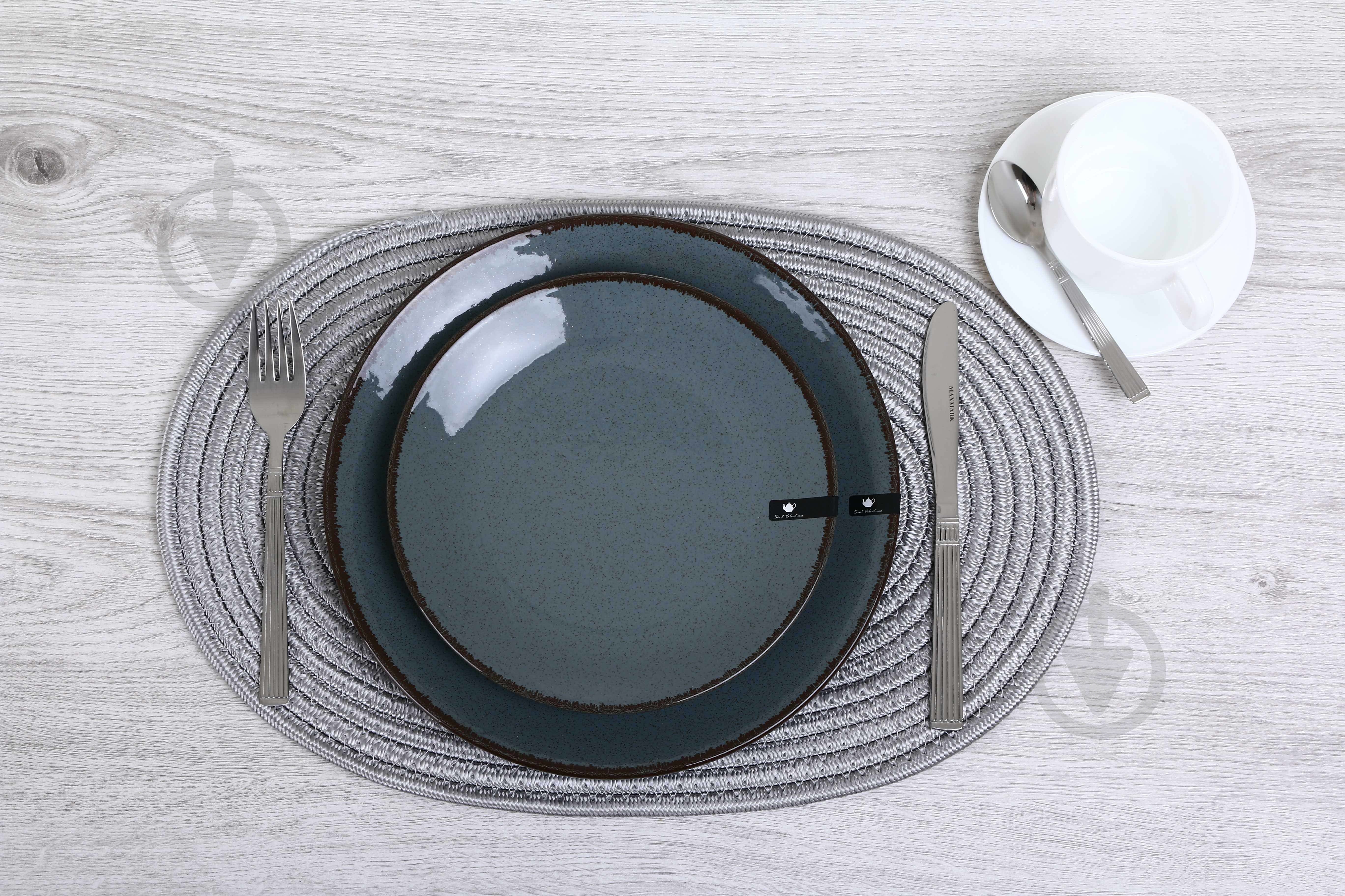 Килимок для сервірування Fiora Tela 45х30 см сірий - фото 6 Килимок для сервірування Fiora Tela 45х30 см сірий - фото 6