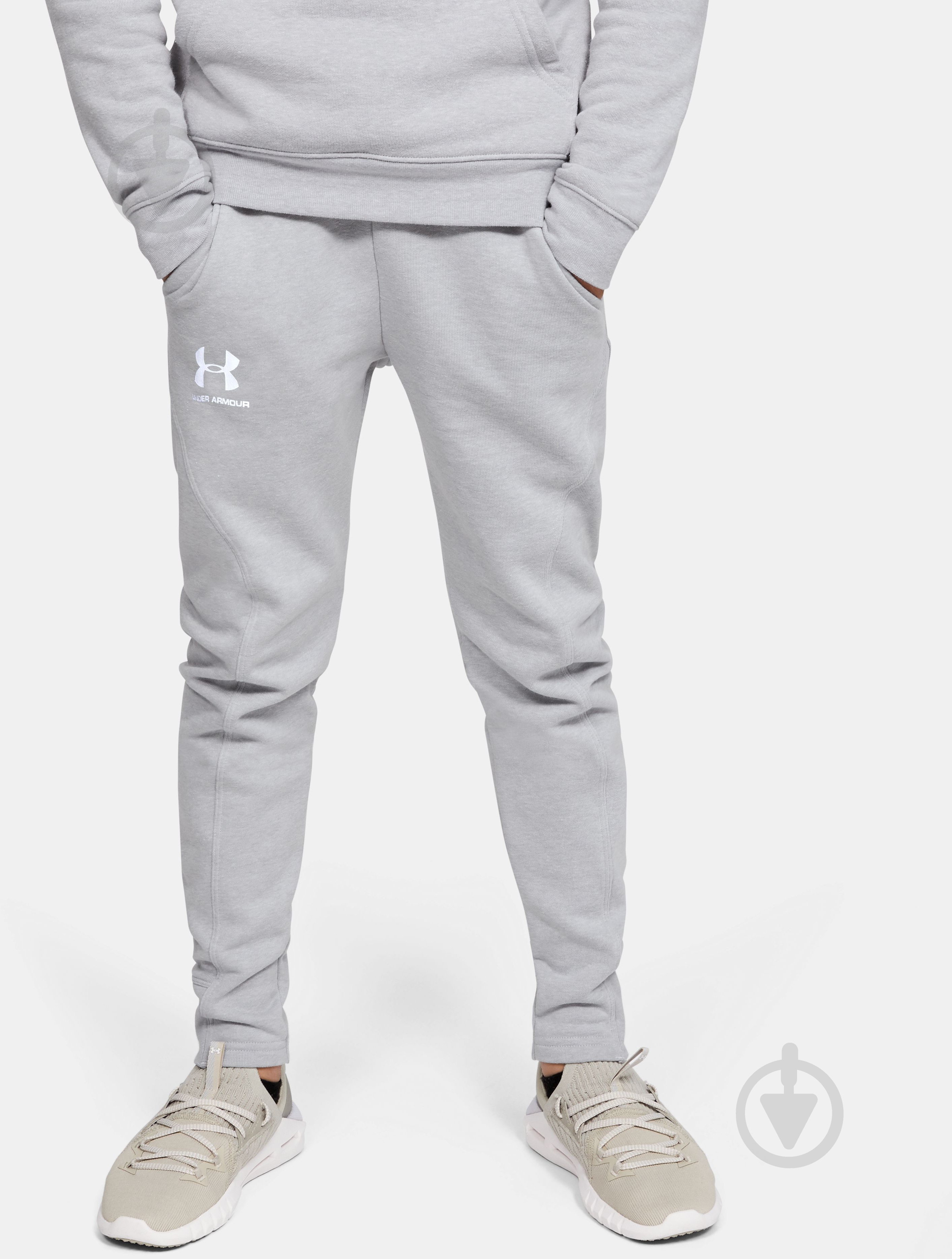 Брюки Under Armour Rival Solid Jogger 1348489-011 р. S серый - фото 3 Брюки Under Armour Rival Solid Jogger 1348489-011 р. S серый - фото 3