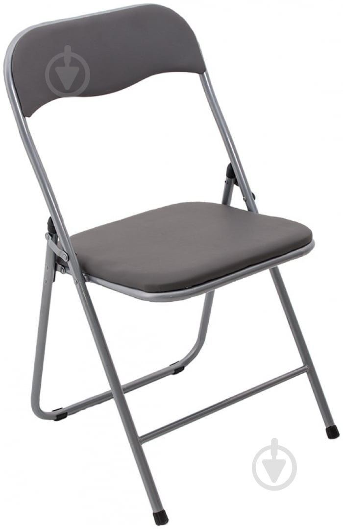 Стул обеденный раскладной Simply серый/серый - фото 1