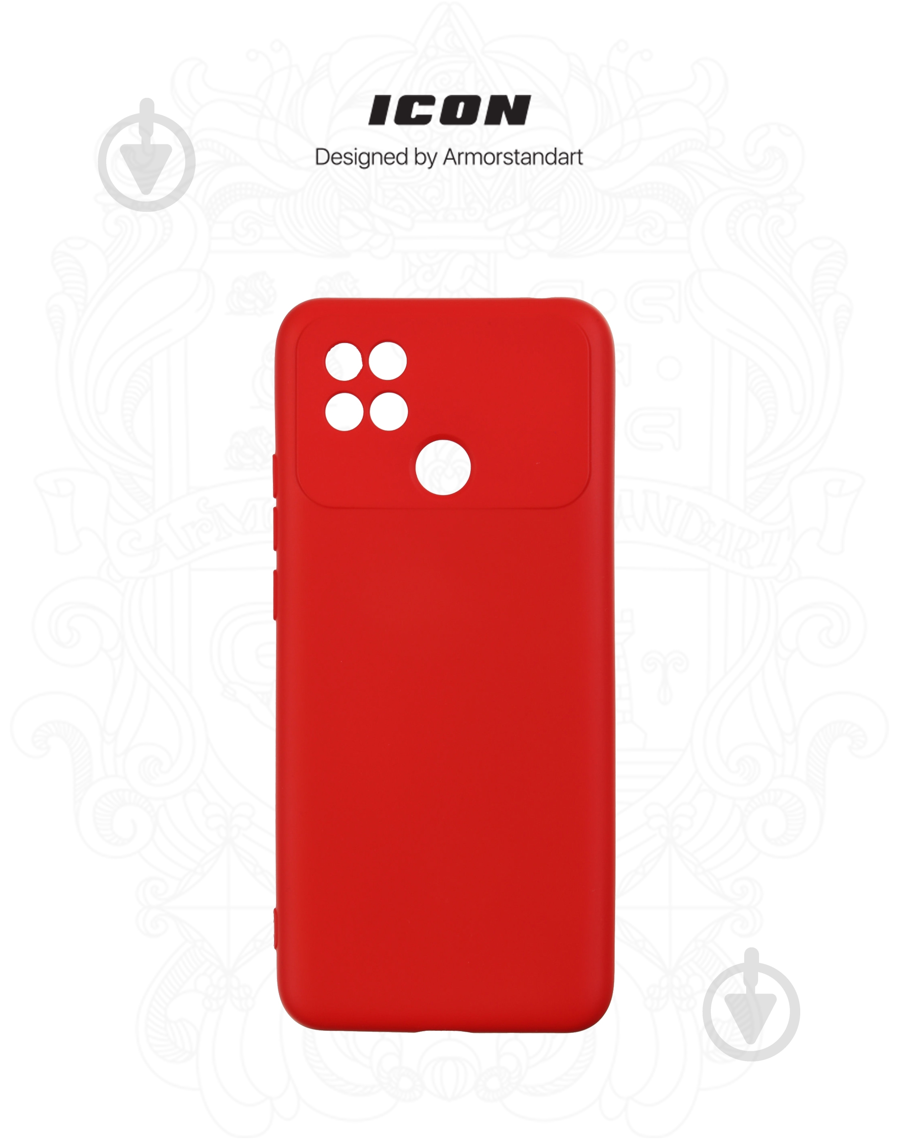 Панель Armorstandart ICON Case для Xiaomi Poco C40 Red (ARM62674) - фото 3 Панель Armorstandart ICON Case для Xiaomi Poco C40 Red (ARM62674) - фото 3