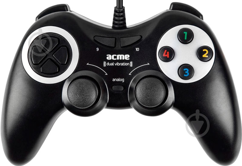 Геймпад Acme GA08 PC Black (4770070876381) - фото 2 Геймпад Acme GA08 PC Black (4770070876381) - фото 2