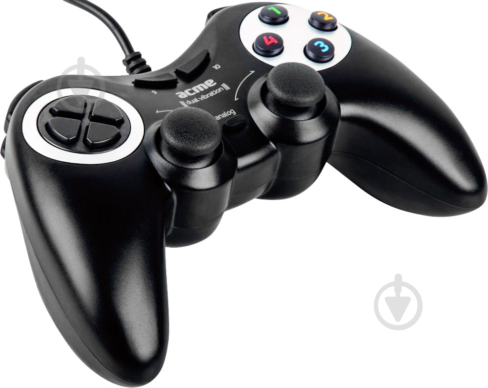 Геймпад Acme GA08 PC Black (4770070876381) - фото 1 Геймпад Acme GA08 PC Black (4770070876381) - фото 1