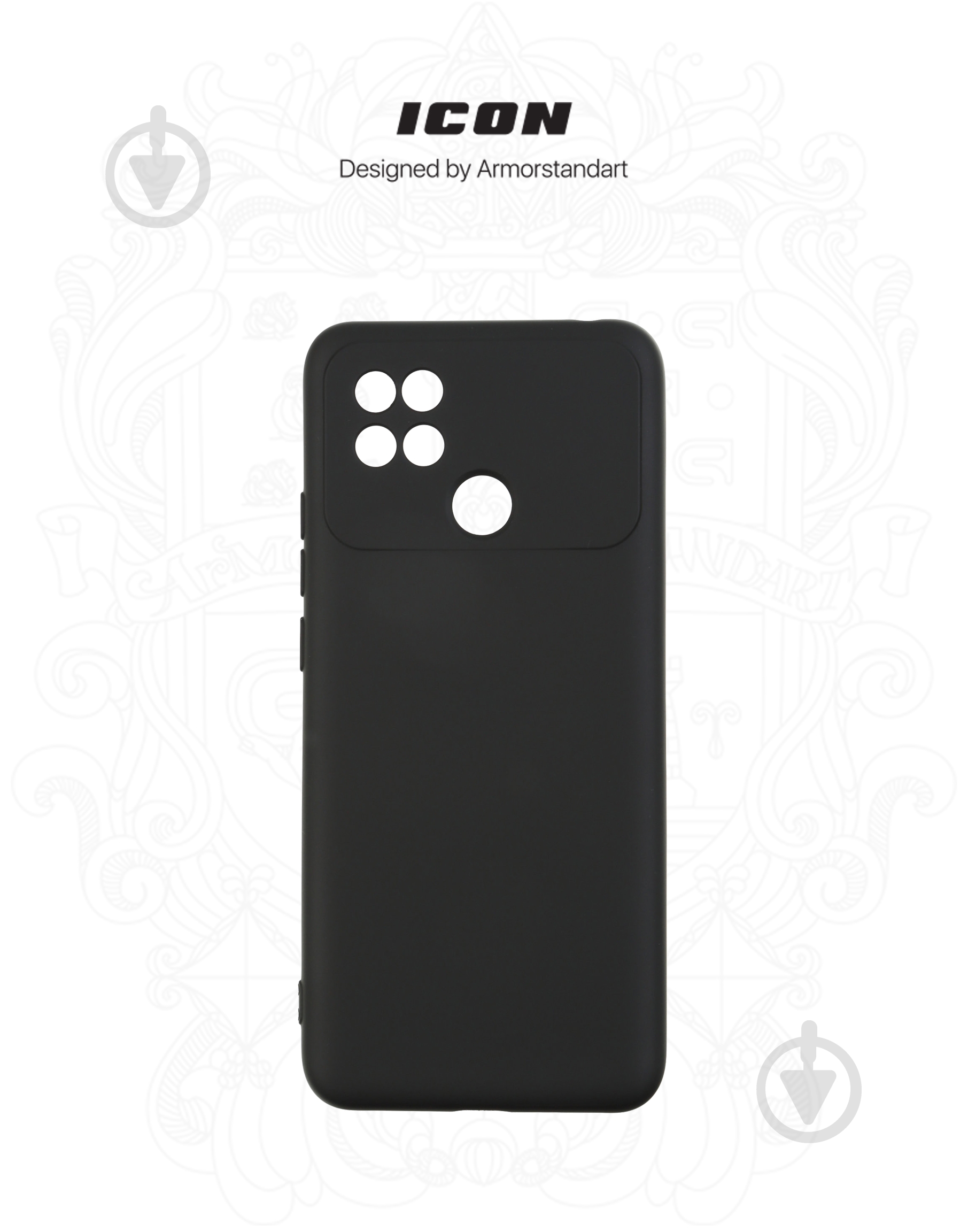 Панель Armorstandart ICON Case для Xiaomi Poco C40 Black (ARM62672) - фото 3
