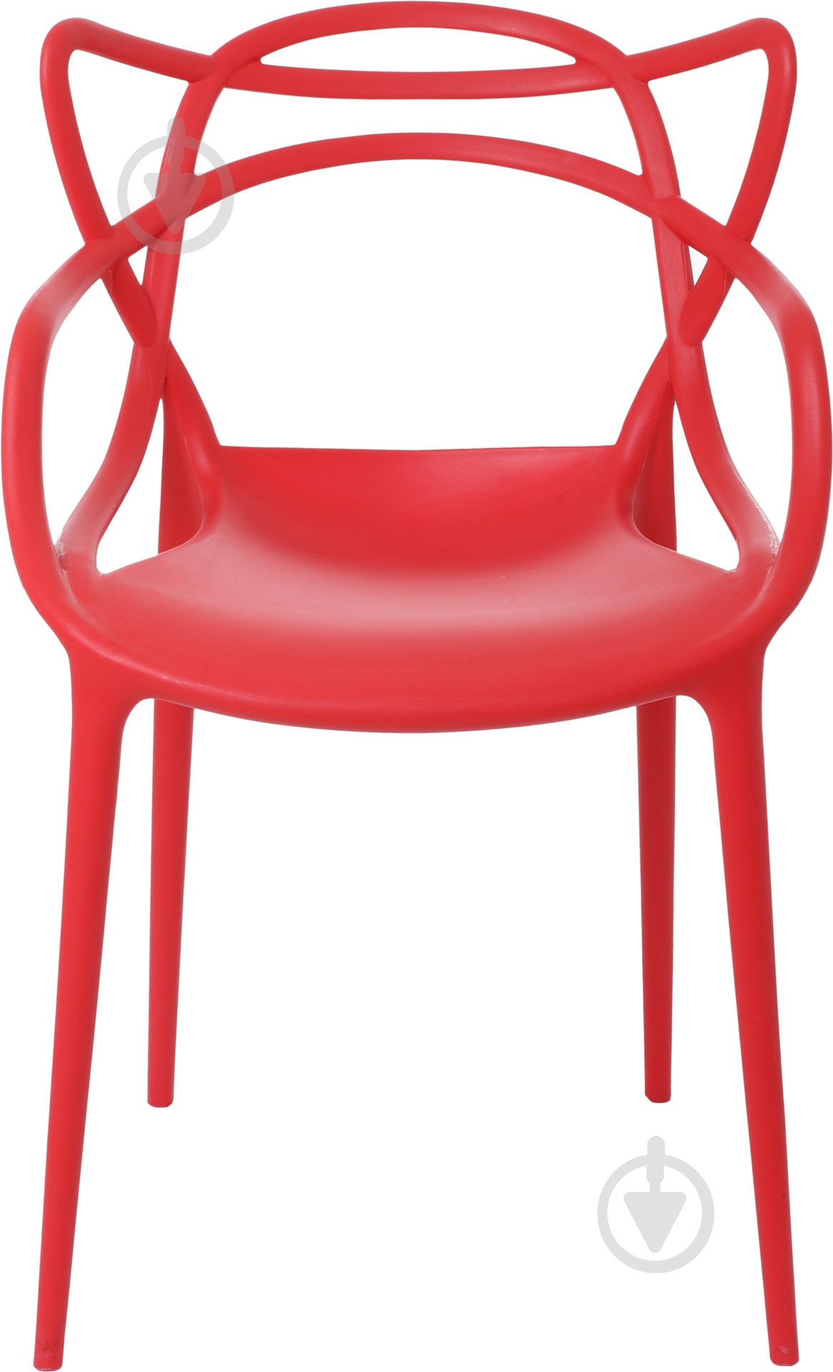 Стул обеденный с подлокотниками АС-006 красный красный/красный - фото 2