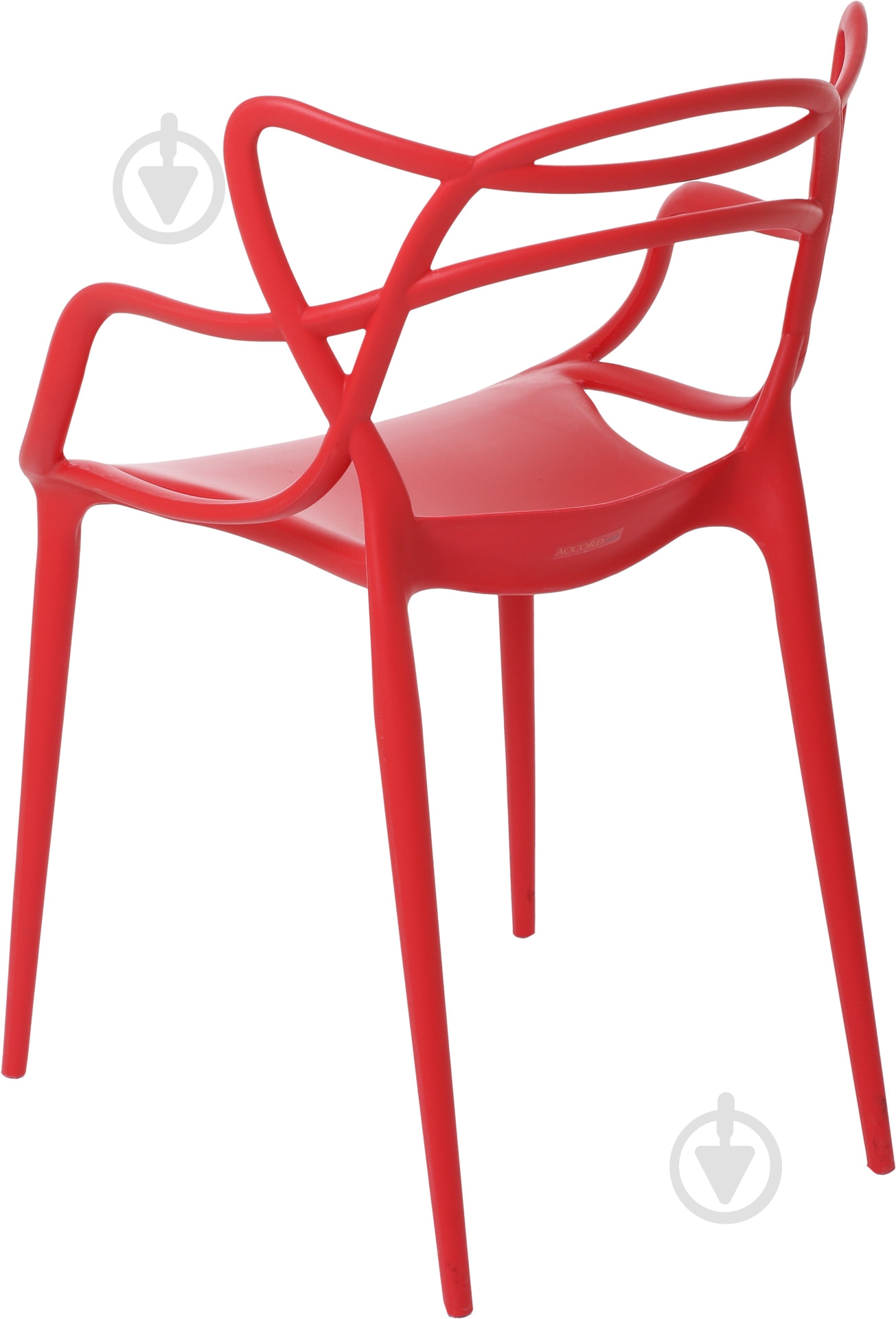 Стул обеденный с подлокотниками АС-006 красный красный/красный - фото 3