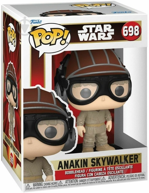 Фигурка Funko POP Star Wars: PM 25th - Anakin w/Helmet (5908305248002) - фото 1