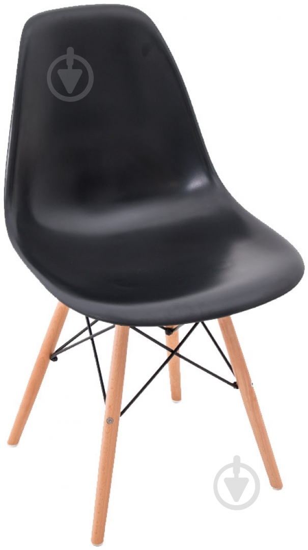 Стілець обідній АС-016W чорний бук/чорний - фото 1